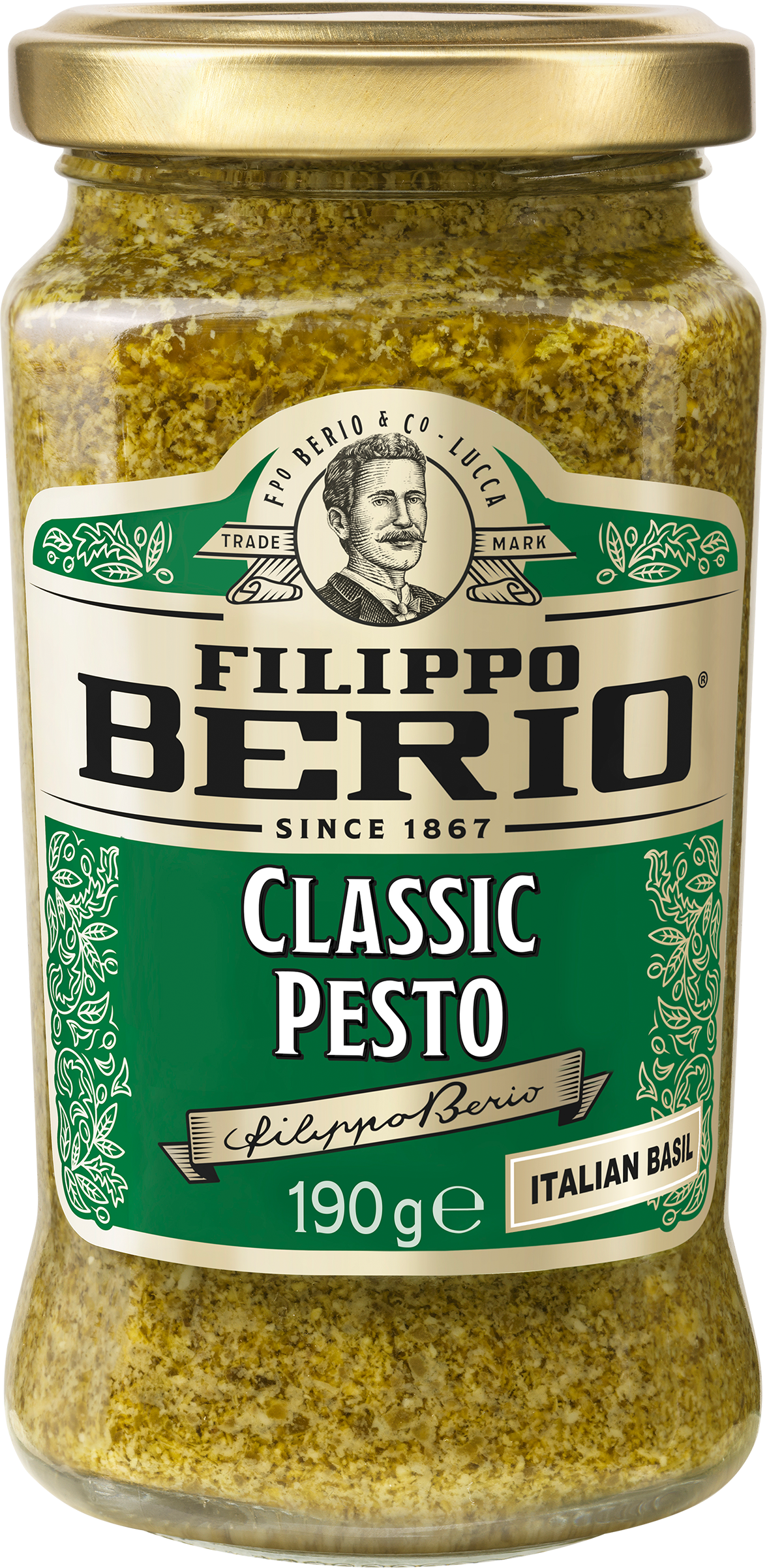 Изображение товара Соус FILIPPO BERIO Песто классический 190г для спагетти мясных блюд и бутербродов
