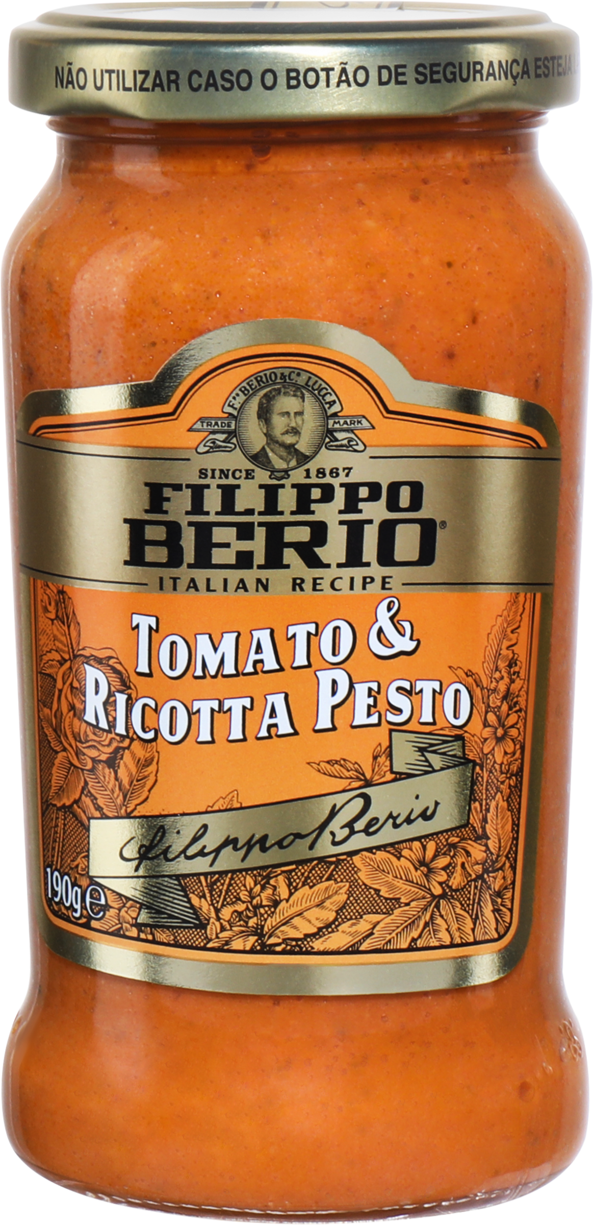 Изображение товара Соус FILIPPO BERIO Песто с томатами и сыром рикотта, 190г