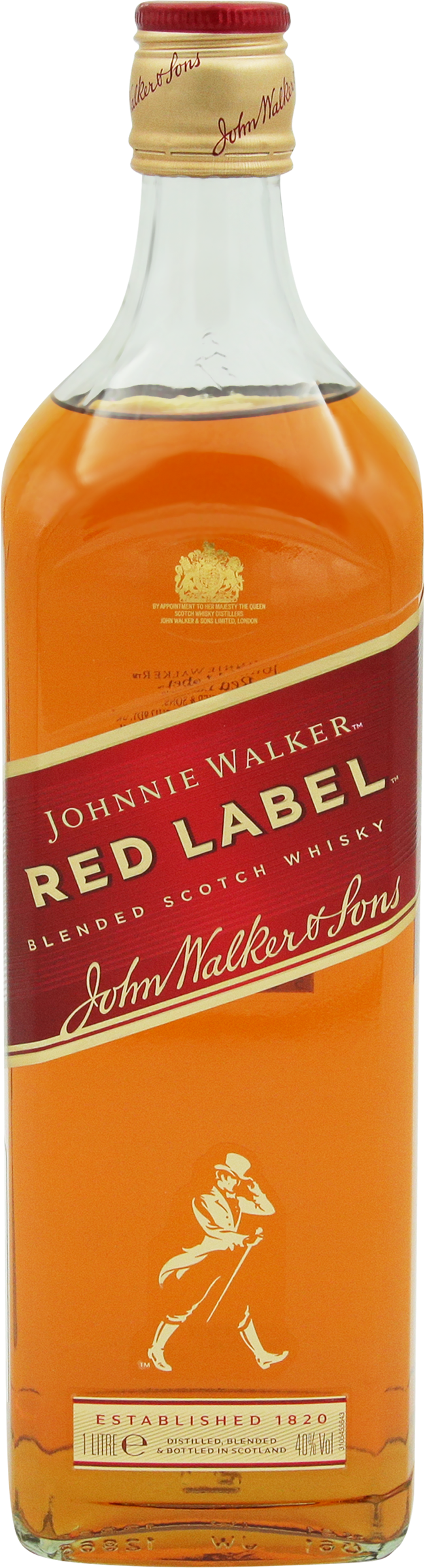 Изображение товара Виски JOHNNIE WALKER Red Label Шотландский купажированный, 40%, 1л