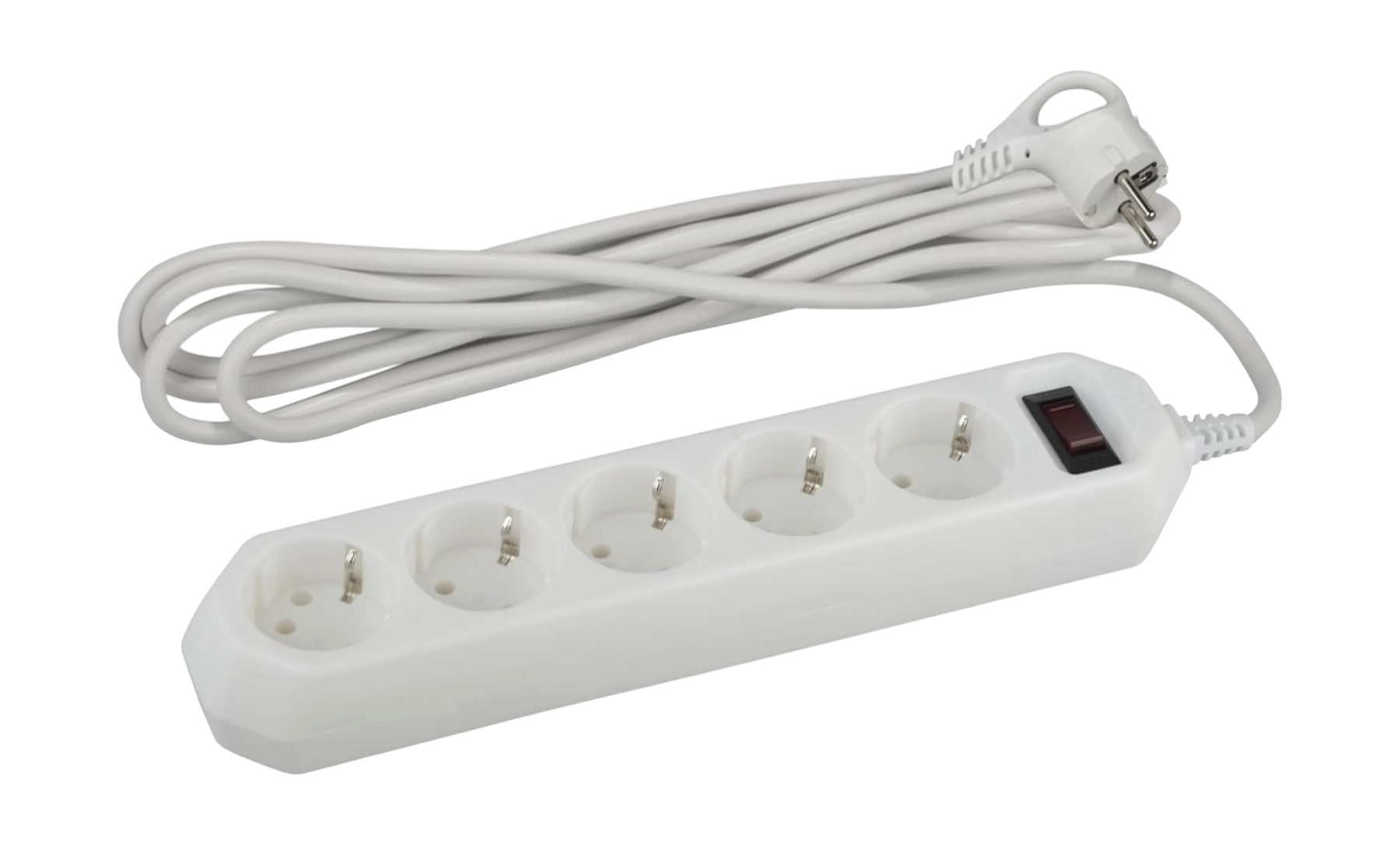 Изображение товара Сетевой фильтр ЭРА 5 розеток с заземлением и выключателем, кабель 5м Изображение товара Сетевой фильтр ЭРА 5 розеток с заземлением и выключателем, кабель 5м