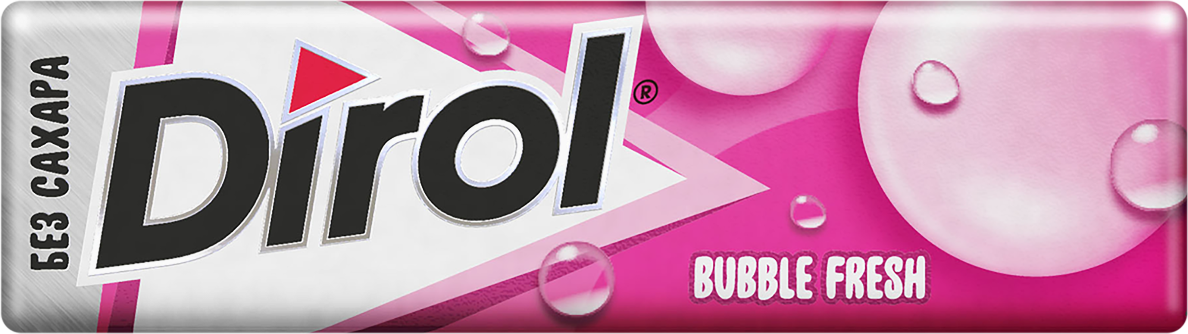 Изображение товара Жевательная резинка DIROL Bubble Fresh Мята и фрукты 13,6г без сахара