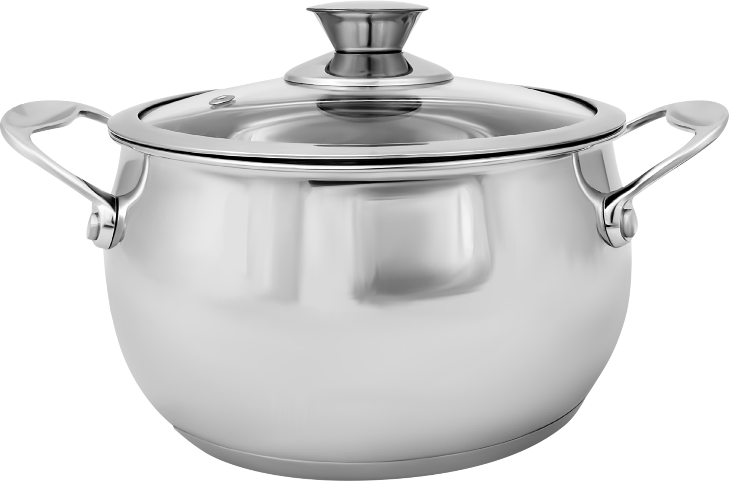 Изображение товара Кастрюля HOMECLUB Elegance 2.8л нержавеющая сталь для всех плит посудомоечная