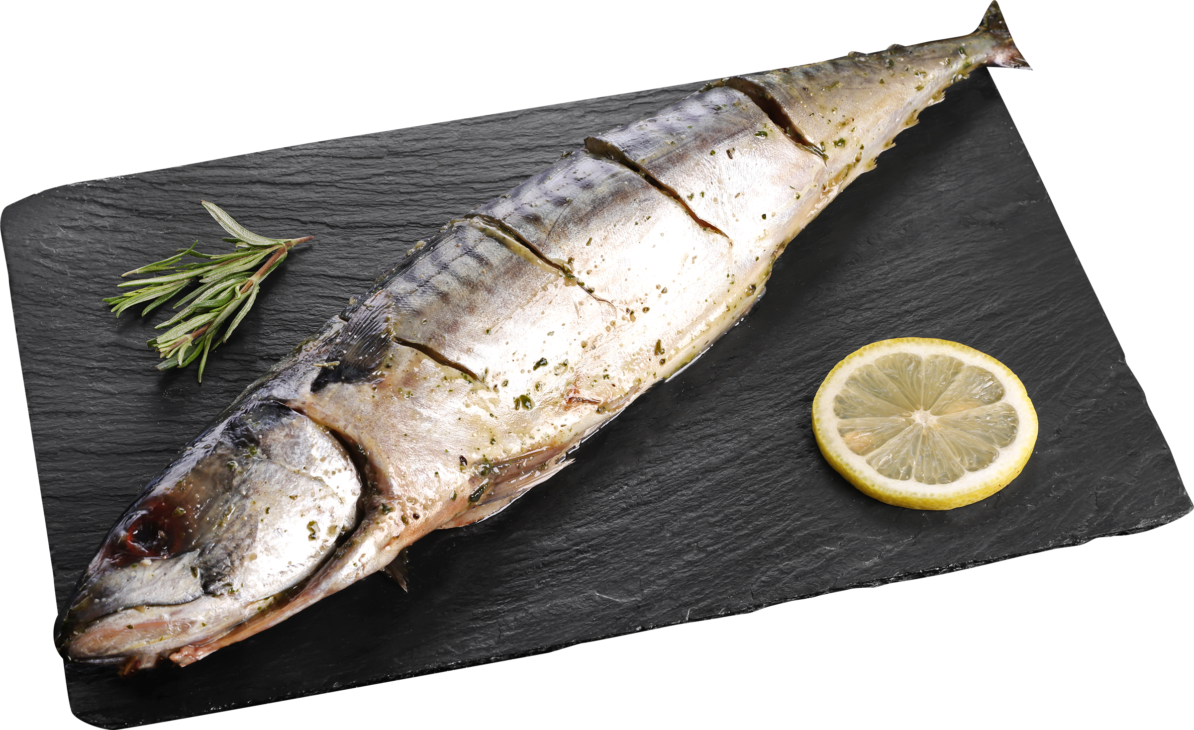 Изображение товара Скумбрия в маринаде ЛЕНТА FRESH с чесноком и сливками весовая