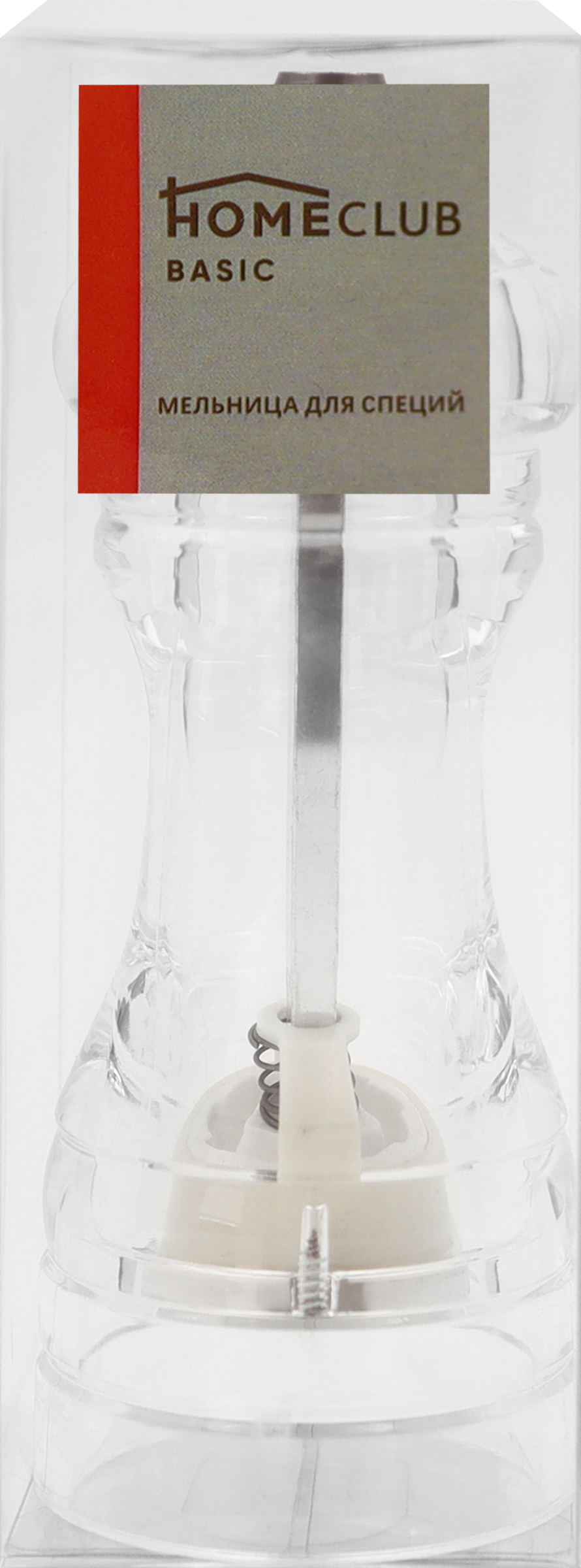 Изображение товара Мельница для специй HOMECLUB акрил керамическая для соли и перца