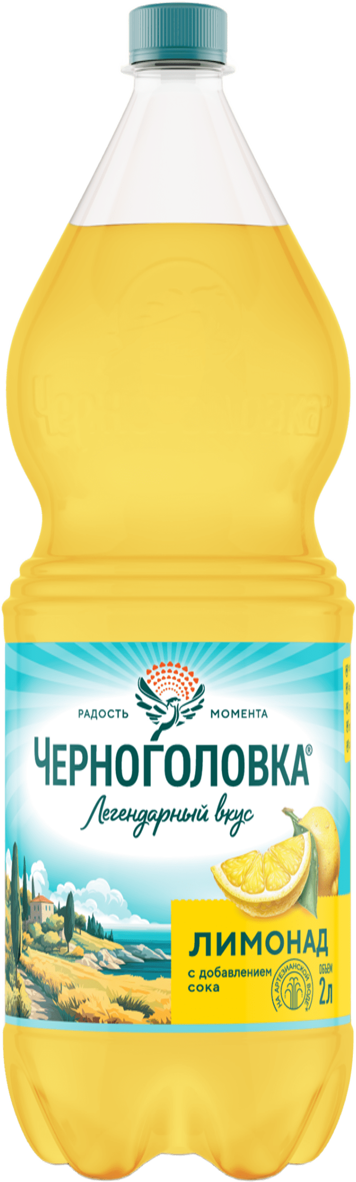 Изображение товара Напиток ЧЕРНОГОЛОВКА Лимонад Оригинальный сильногазированный 2л