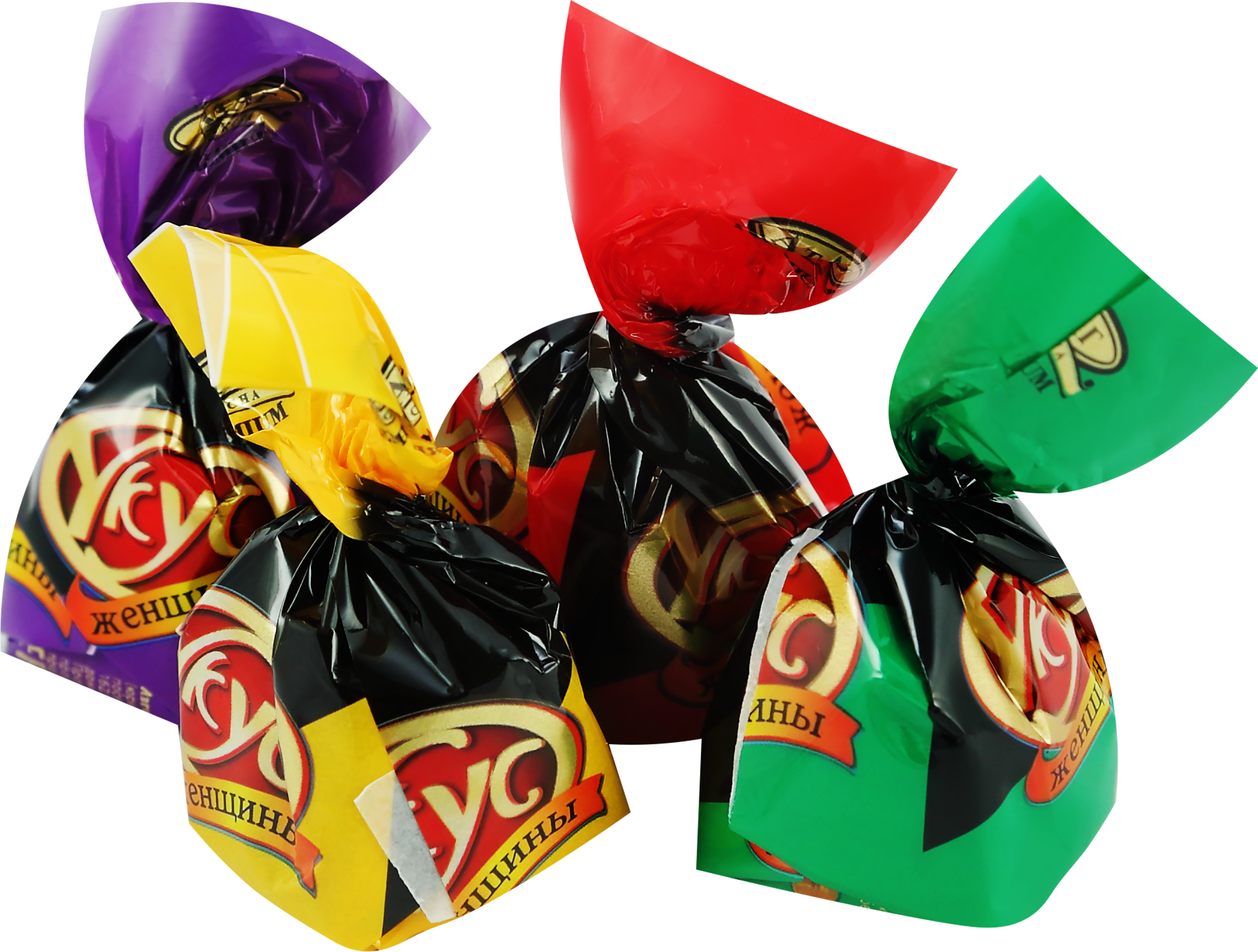 Изображение товара Конфеты АТАГ Укус женщины в глазури с пралиновой начинкой и карамелью