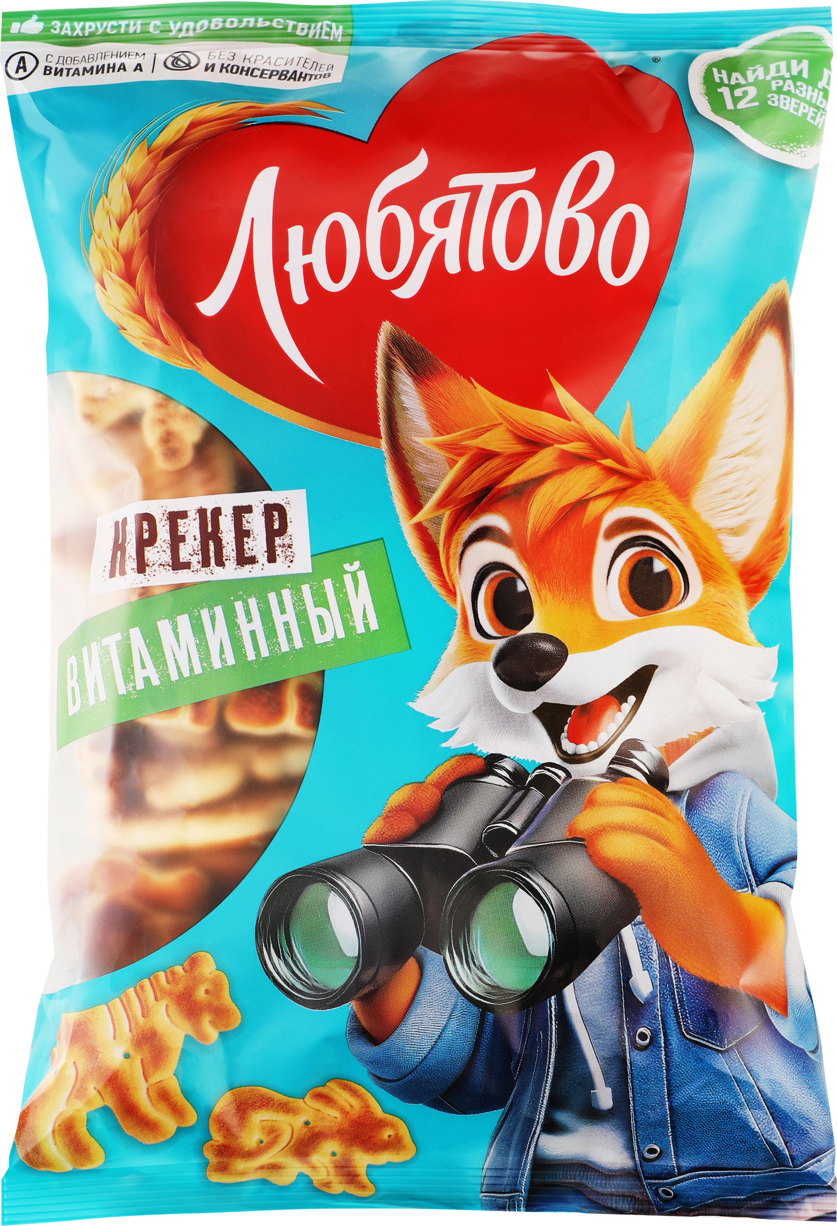 Изображение товара Крекер ЛЮБЯТОВО Витаминный 300г - Полезный Перекус