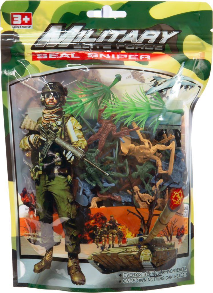 Изображение товара Набор солдат BONDIBON 18,5см с аксессуарами для детей