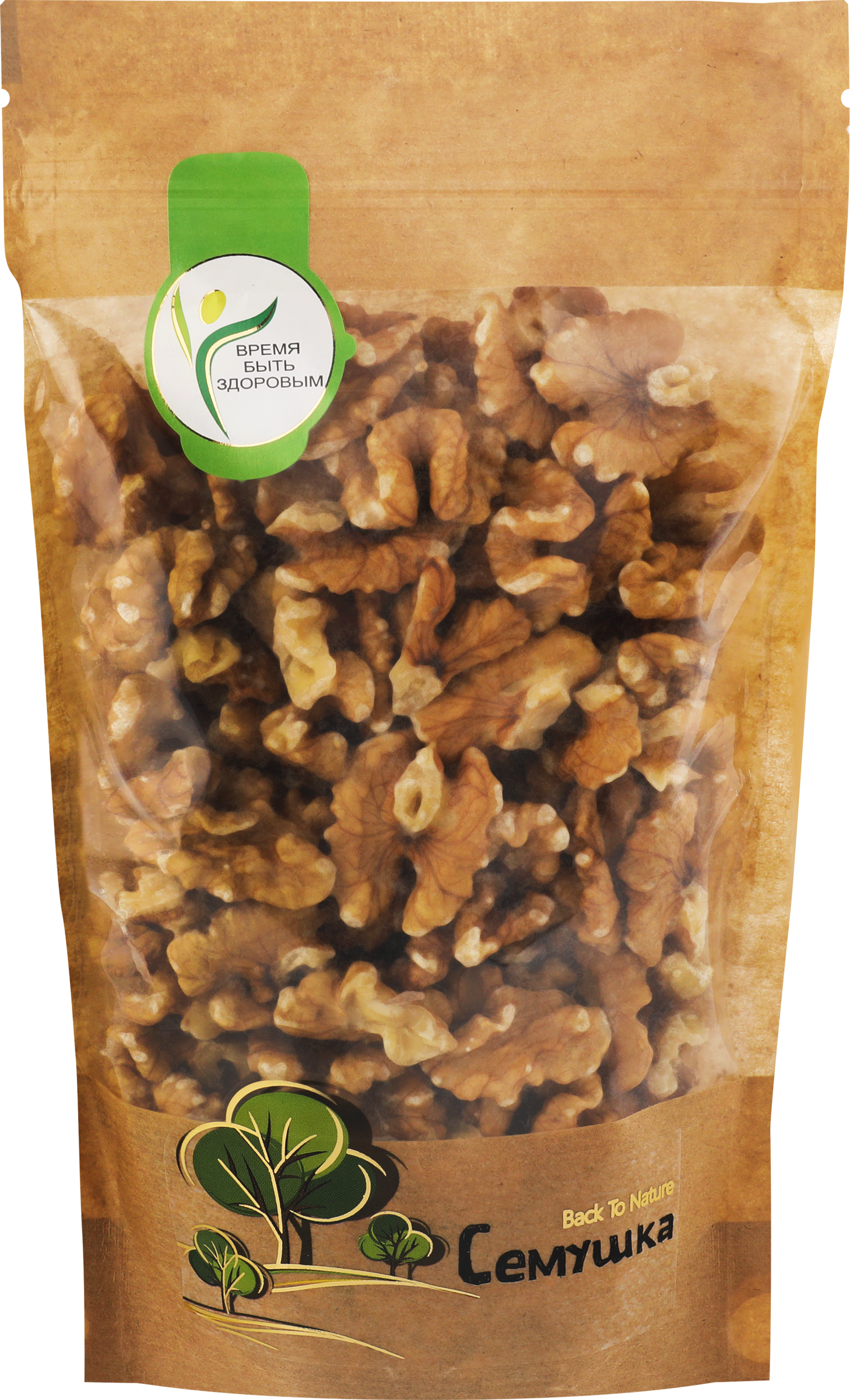 Изображение товара Орех грецкий СЕМУШКА 200г - натуральный продукт для здорового питания
