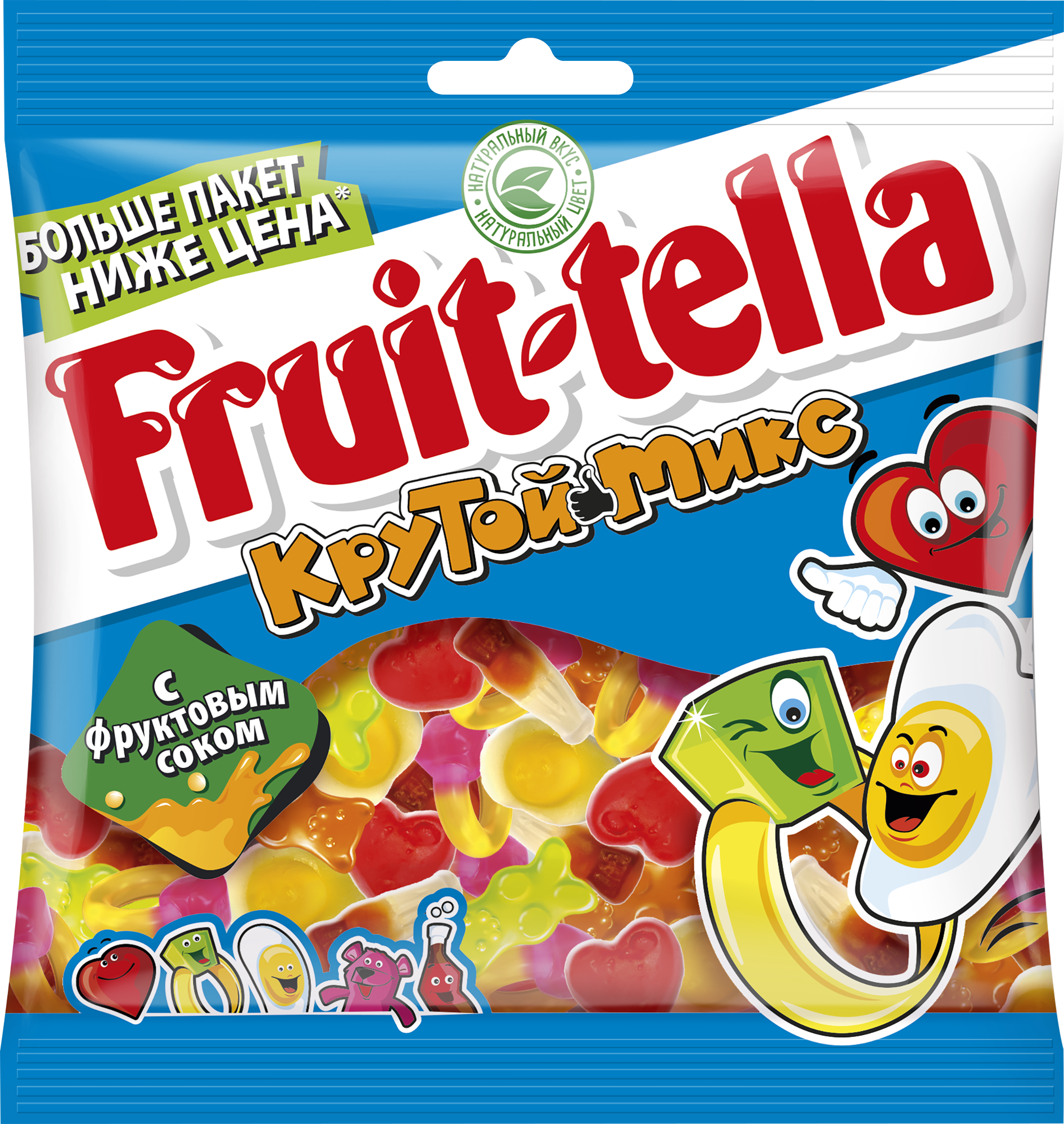 Изображение товара Мармелад жевательный FRUIT-TELLA Крутой микс, 150г