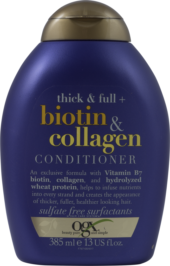 Изображение товара Кондиционер для лишенных объема и тонких волос OGX Biotin&Collagen с биотином и коллагеном, 385мл