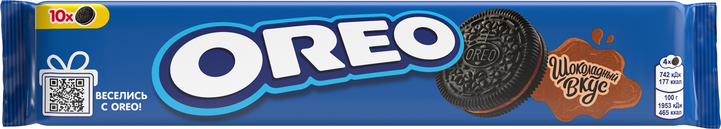 Изображение товара Печенье OREO Шоколадный вкус, 95г Изображение товара Печенье OREO Шоколадный вкус, 95г