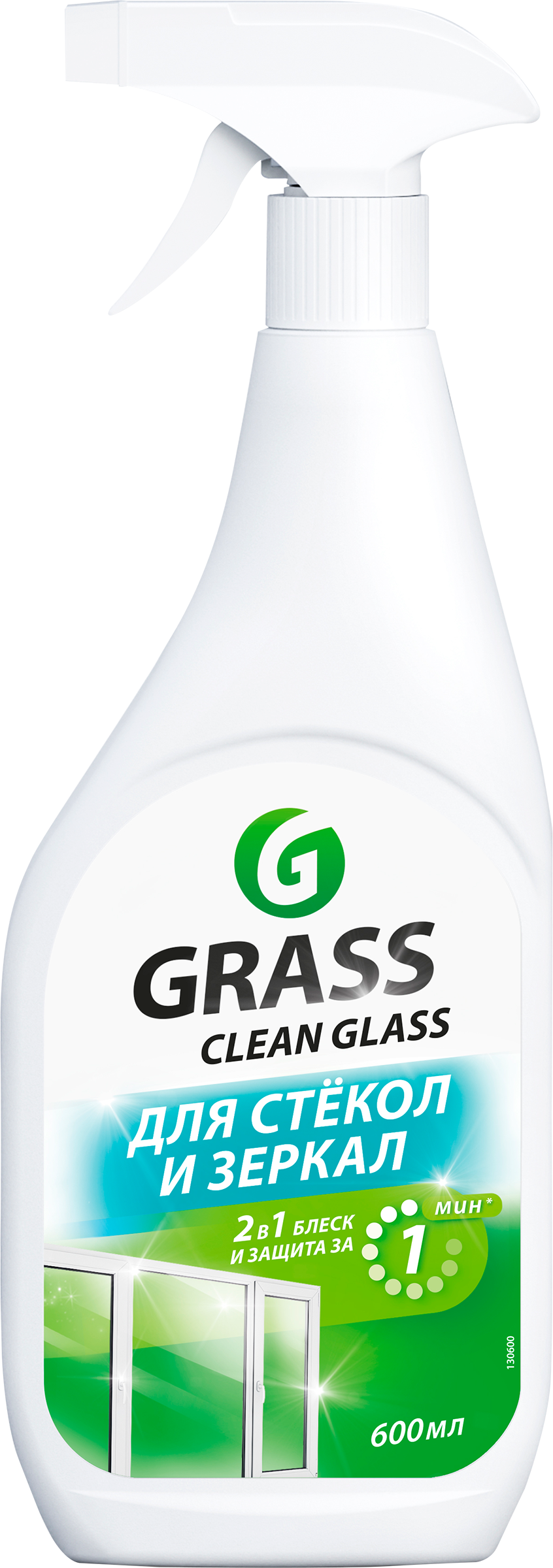 Изображение товара Средство для стекол и зеркал GRASS Clean Glass Супер Блеск 600 мл универсальное средство для окон и