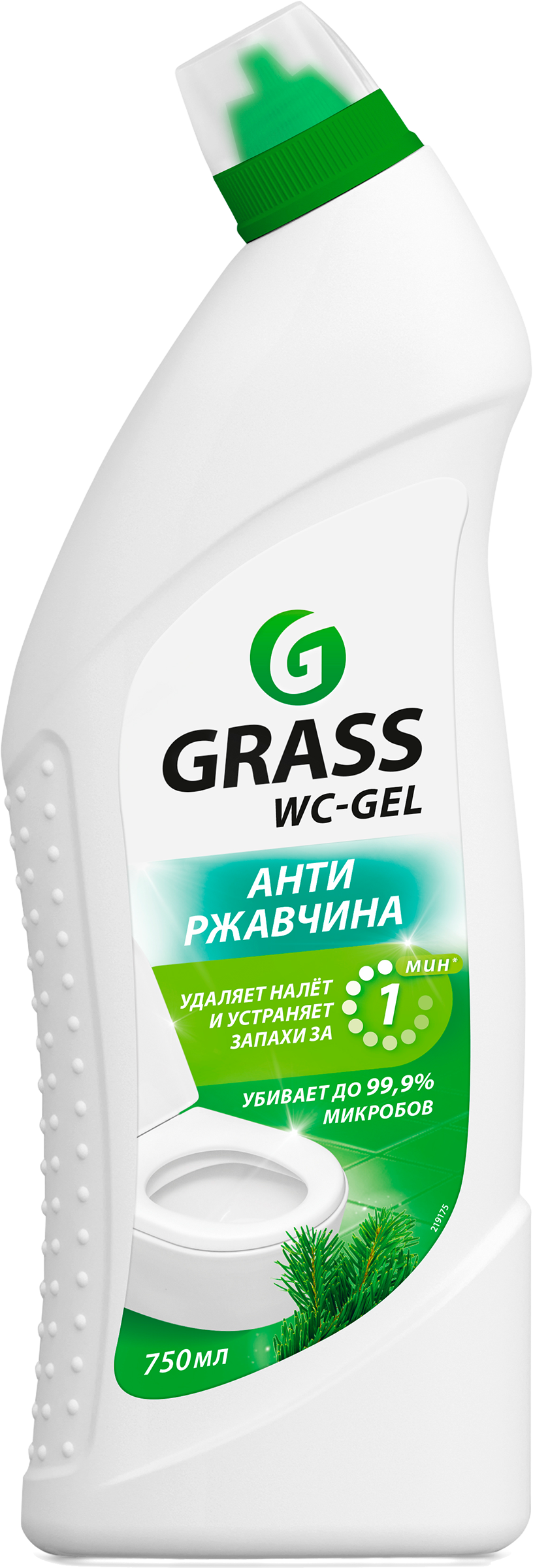 Изображение товара Средство моющее для туалета и ванных комнат GRASS WC-Gel, 750мл