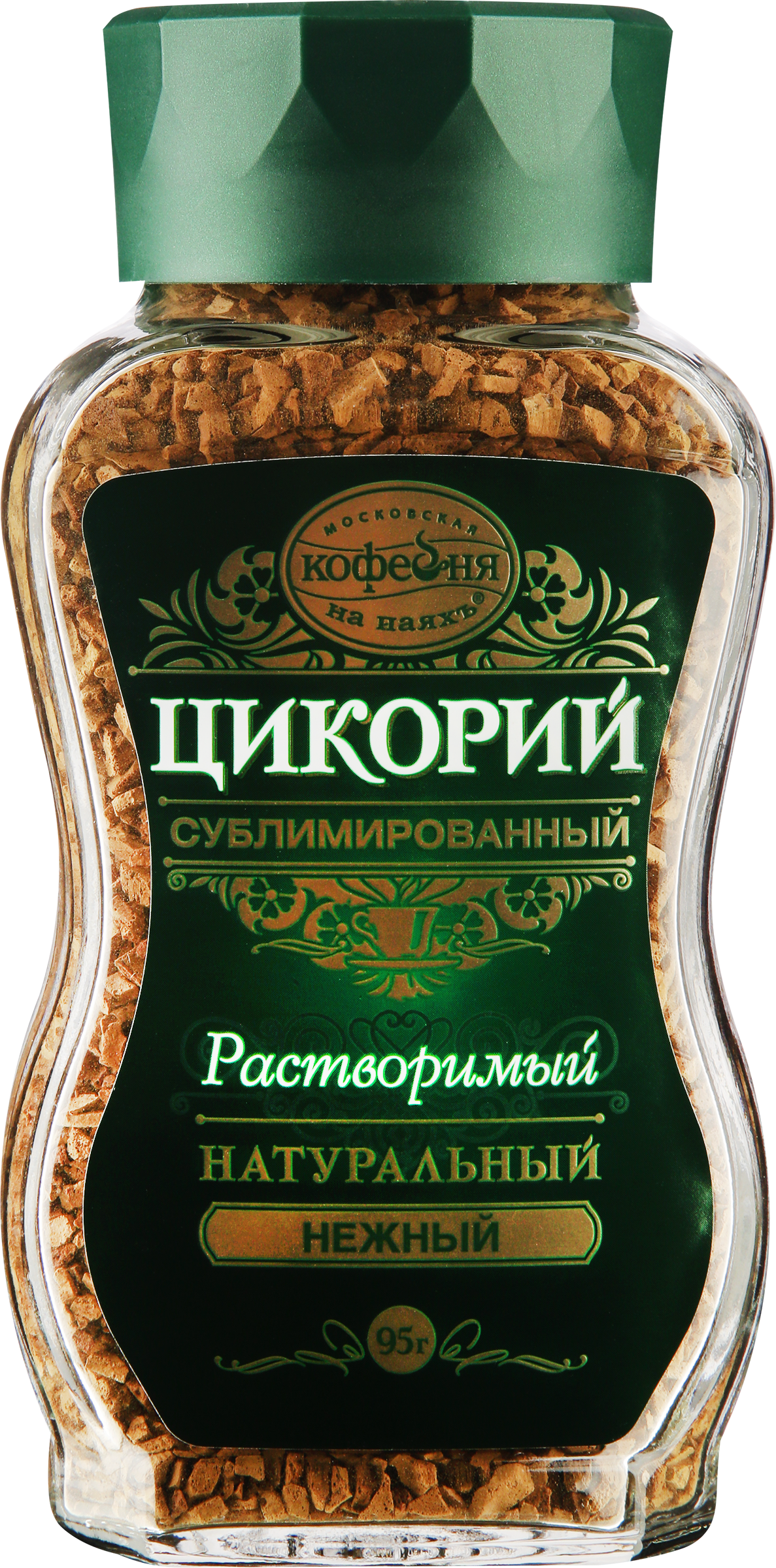 Изображение товара Цикорий растворимый МОСКОВСКАЯ КОФЕЙНЯ НА ПАЯХЪ Нежный натуральный сублимированный, ст/б, 95г