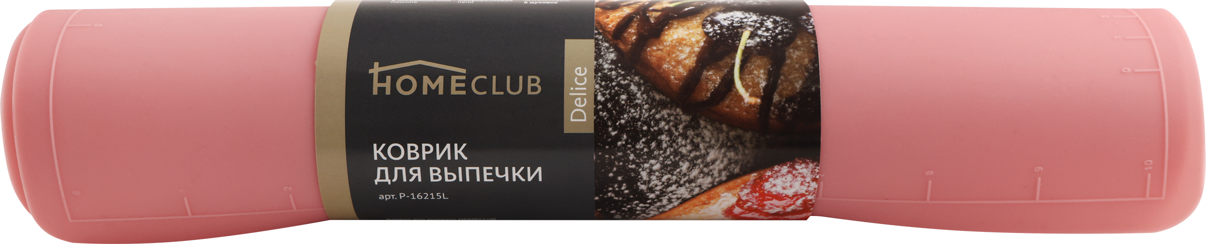 Изображение товара Коврик для выпечки HOMECLUB Delice 38x28см силикон многоразовый для духовки и микроволновой