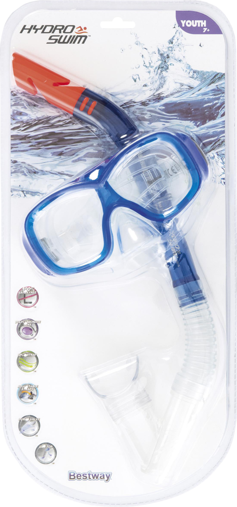 Изображение товара Набор для ныряния BESTWAY Hydro-Swim, маска и трубка, Арт. 24032