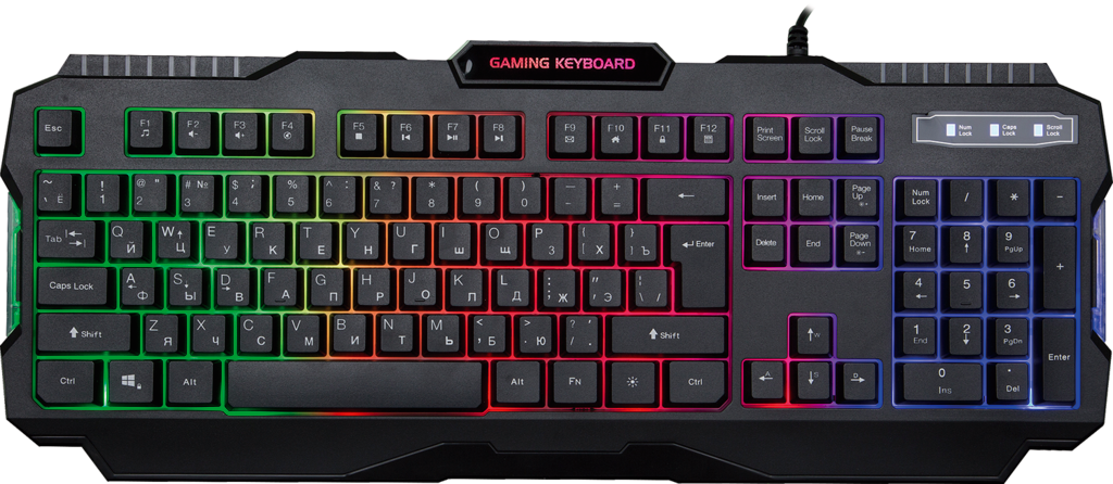 Изображение товара Игровая клавиатура PLAYMAX KD613 с подсветкой и USB подключением