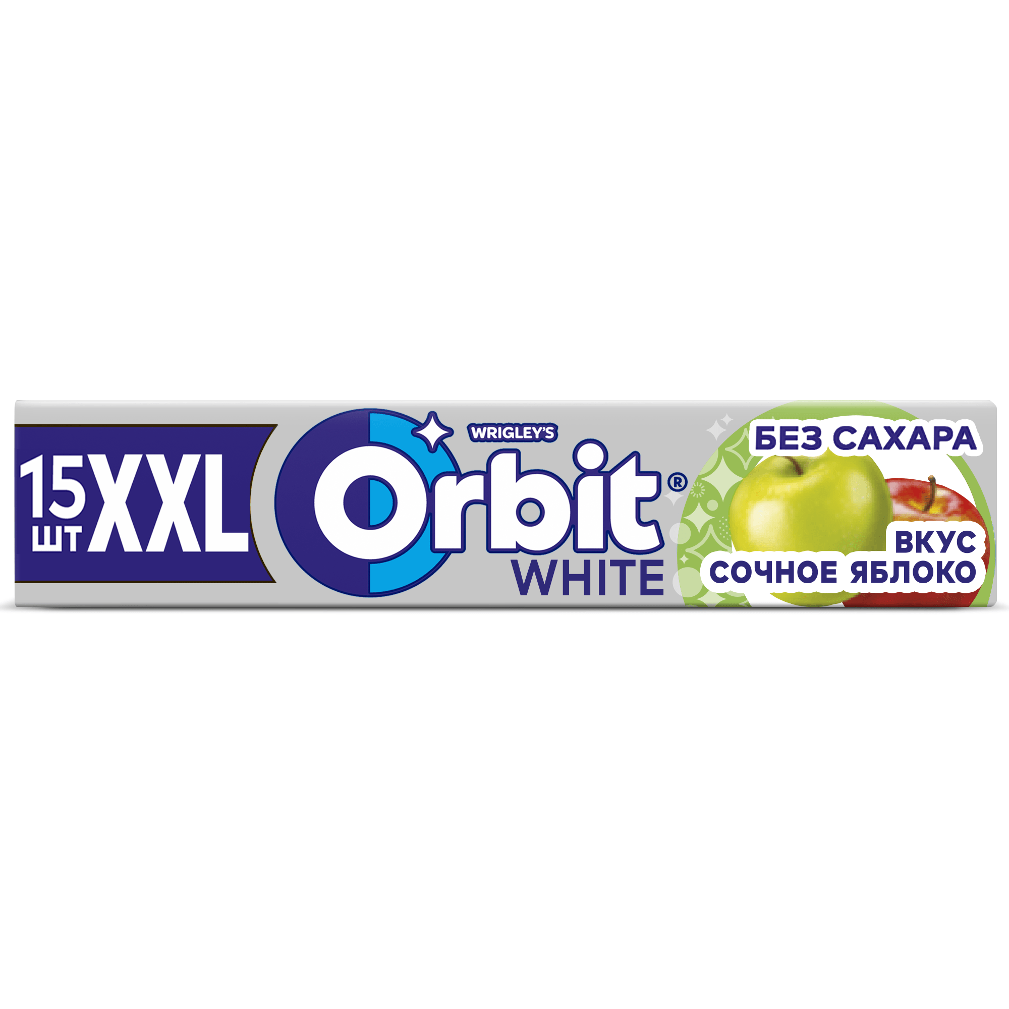 Изображение товара Жевательная резинка ORBIT Белоснежный Сочное яблоко XXL 20,4г