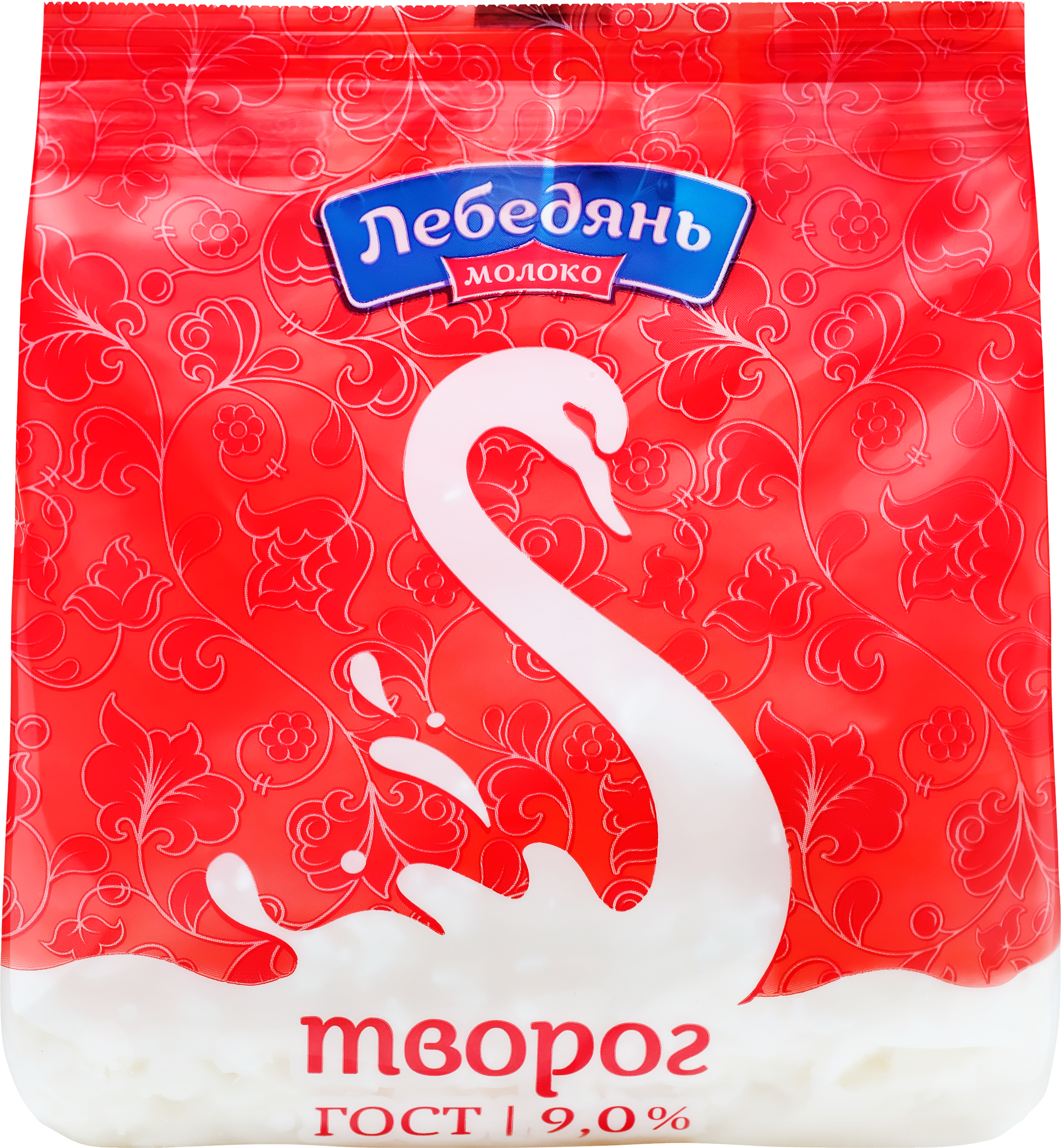 Изображение товара Творог ЛЕБЕДЯНЬМОЛОКО 9% без змж 300г натуральный полезный