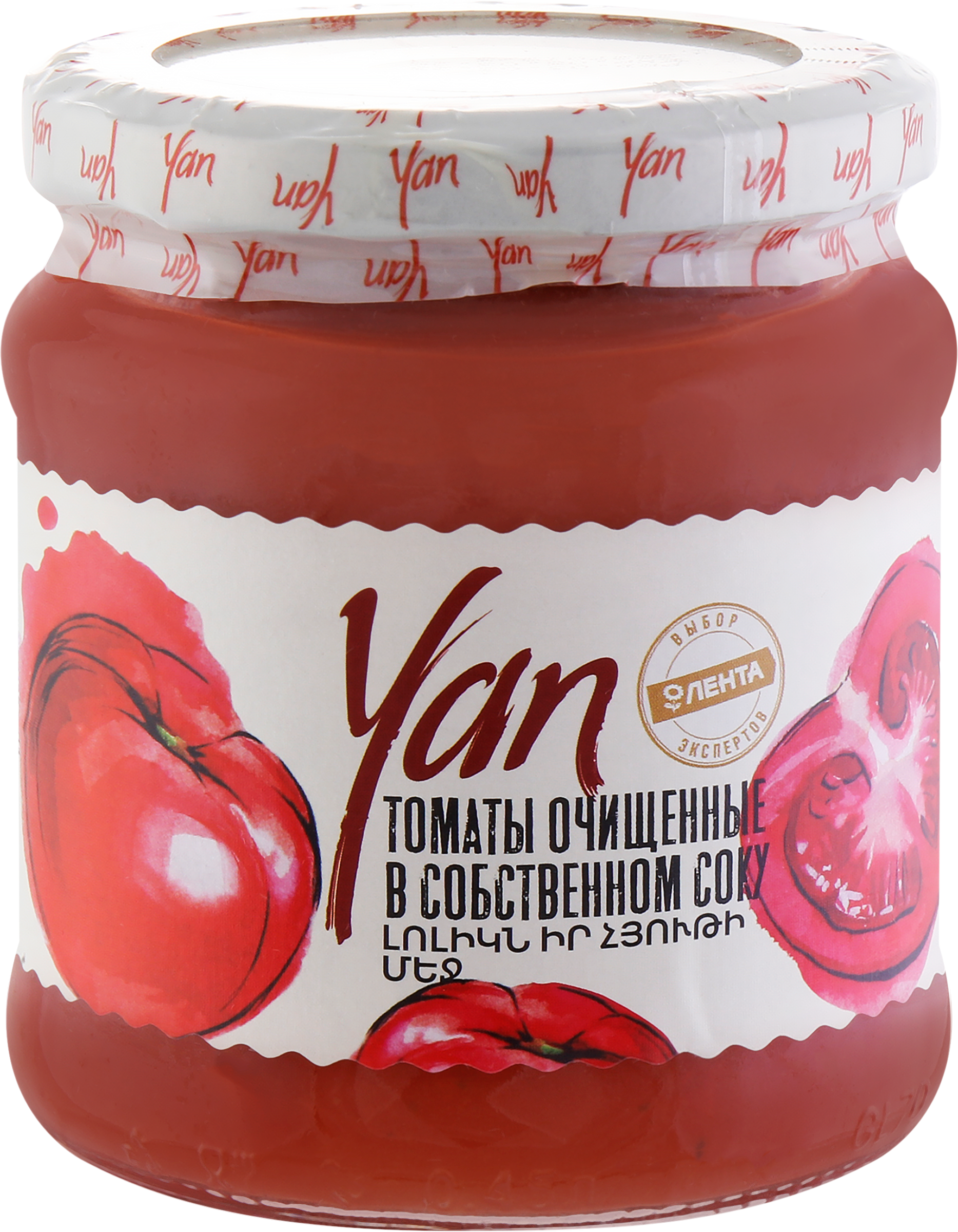 Изображение товара Томаты в собственном соку YAN, 450г