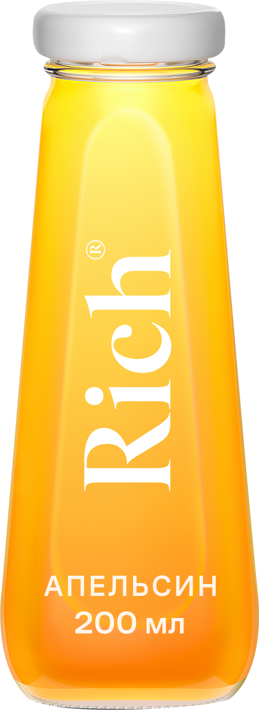 Изображение товара Сок RICH Апельсиновый 0.2л натуральный насыщенный вкус бодрость