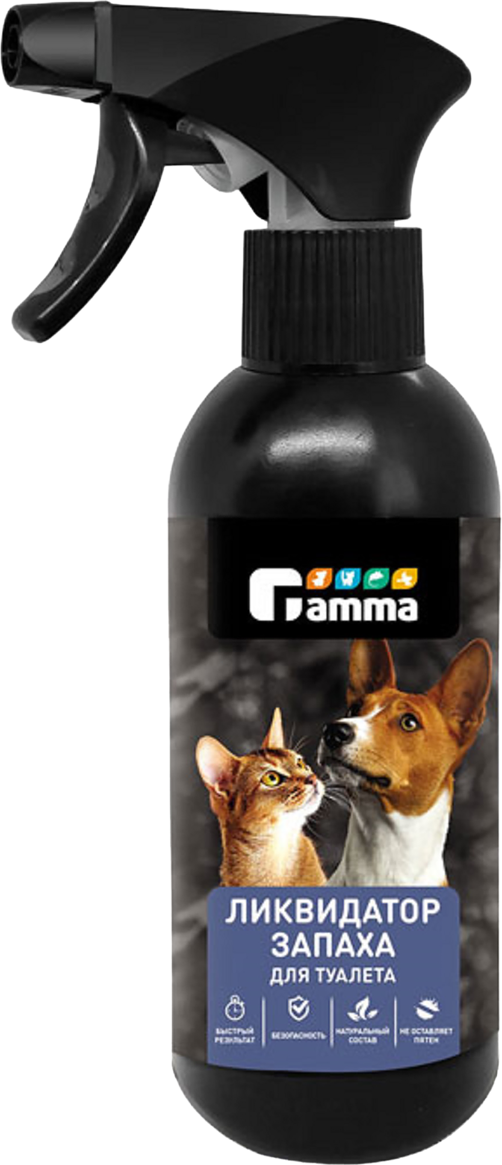 Изображение товара Ликвидатор запаха GAMMA Хорошие манеры универсальный для туалетов 250мл