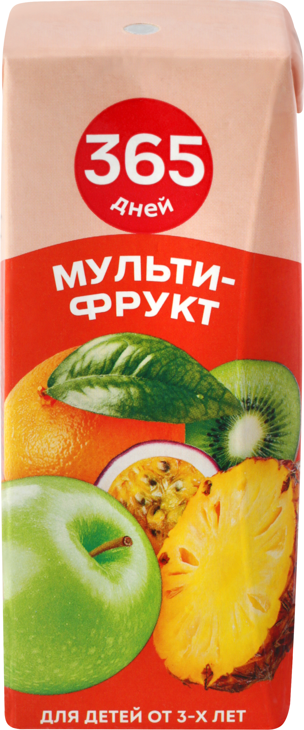 Изображение товара Нектар 365 ДНЕЙ Мультифрукт, 0.2л