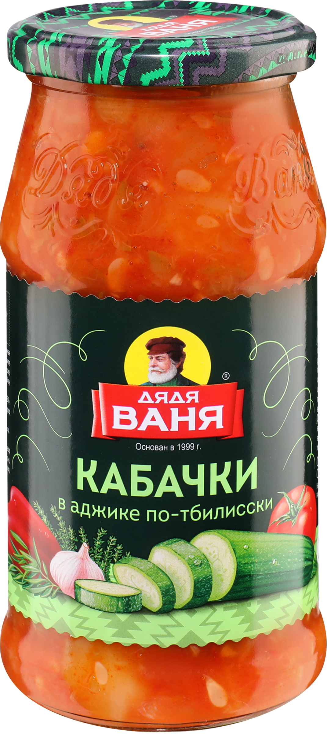 Изображение товара Кабачки в аджике ДЯДЯ ВАНЯ По-тбилисски, 460г