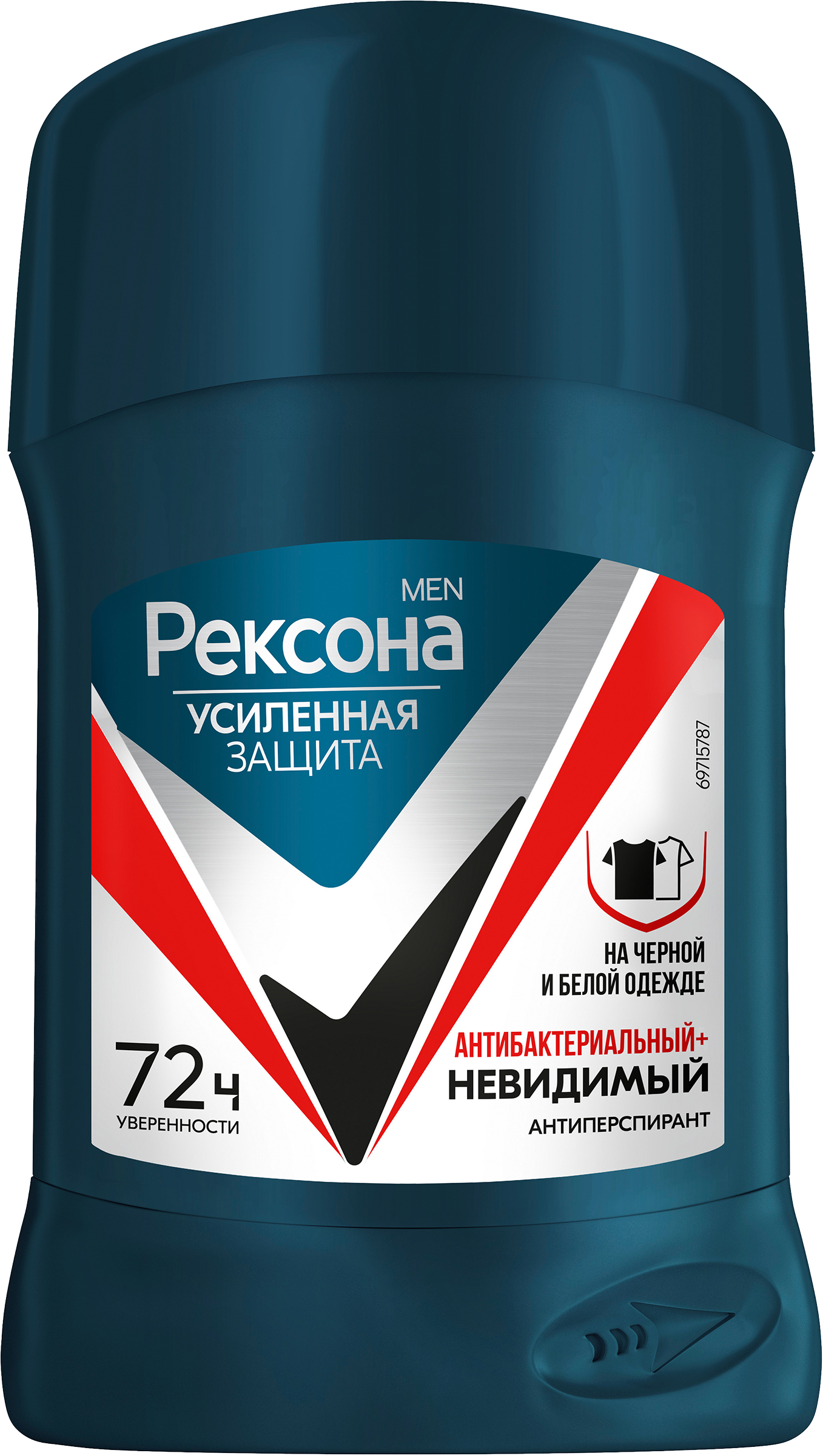 Изображение товара Мужской антиперспирант-стик РЕКСОНА Мен Антибактериальный Невидимый