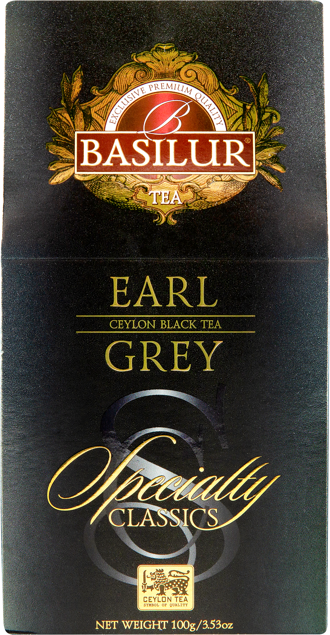 Изображение товара Чай черный BASILUR Earl Grey листовой 100г с бергамотом