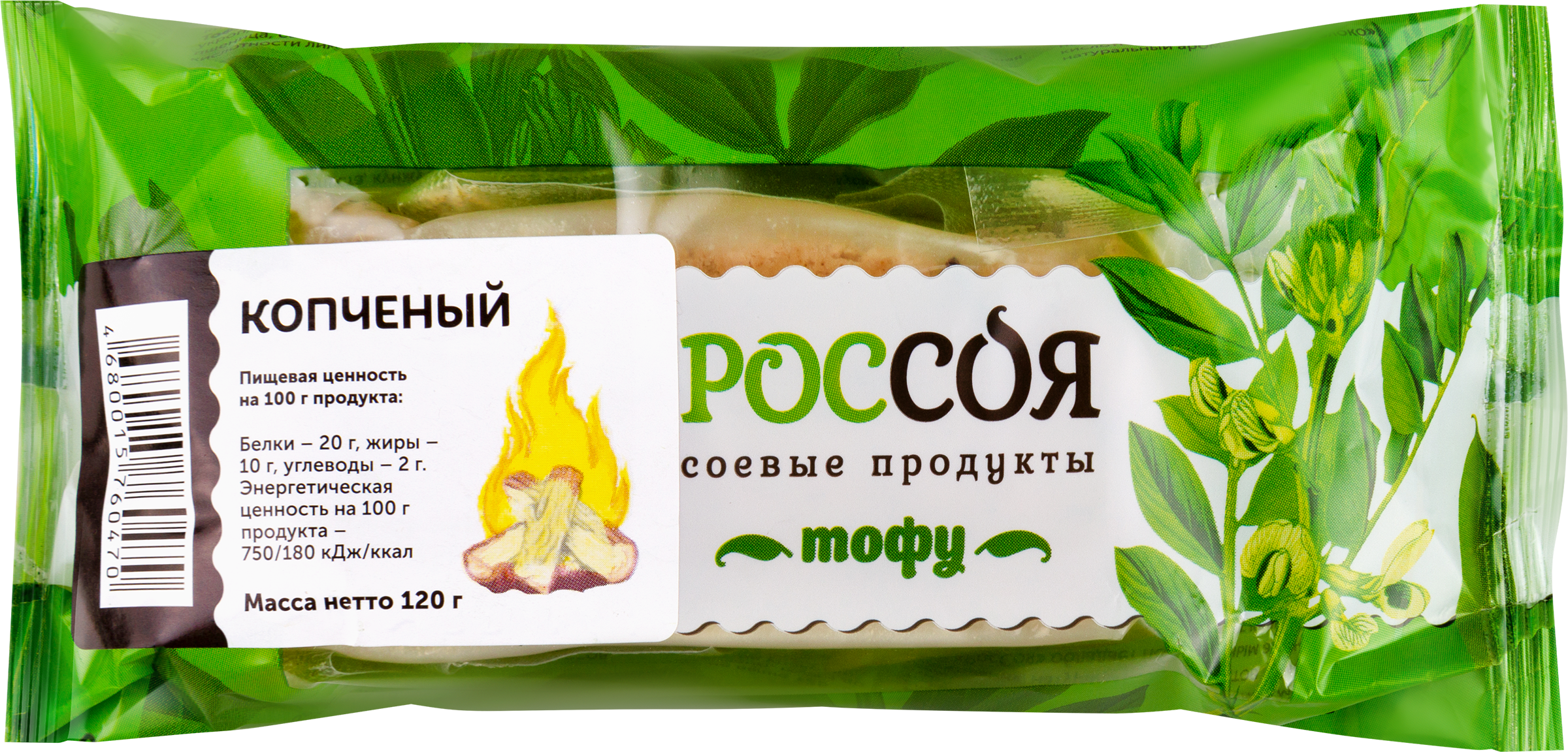 Изображение товара Продукт белковый копченый РОССОЯ Тофу, 120г