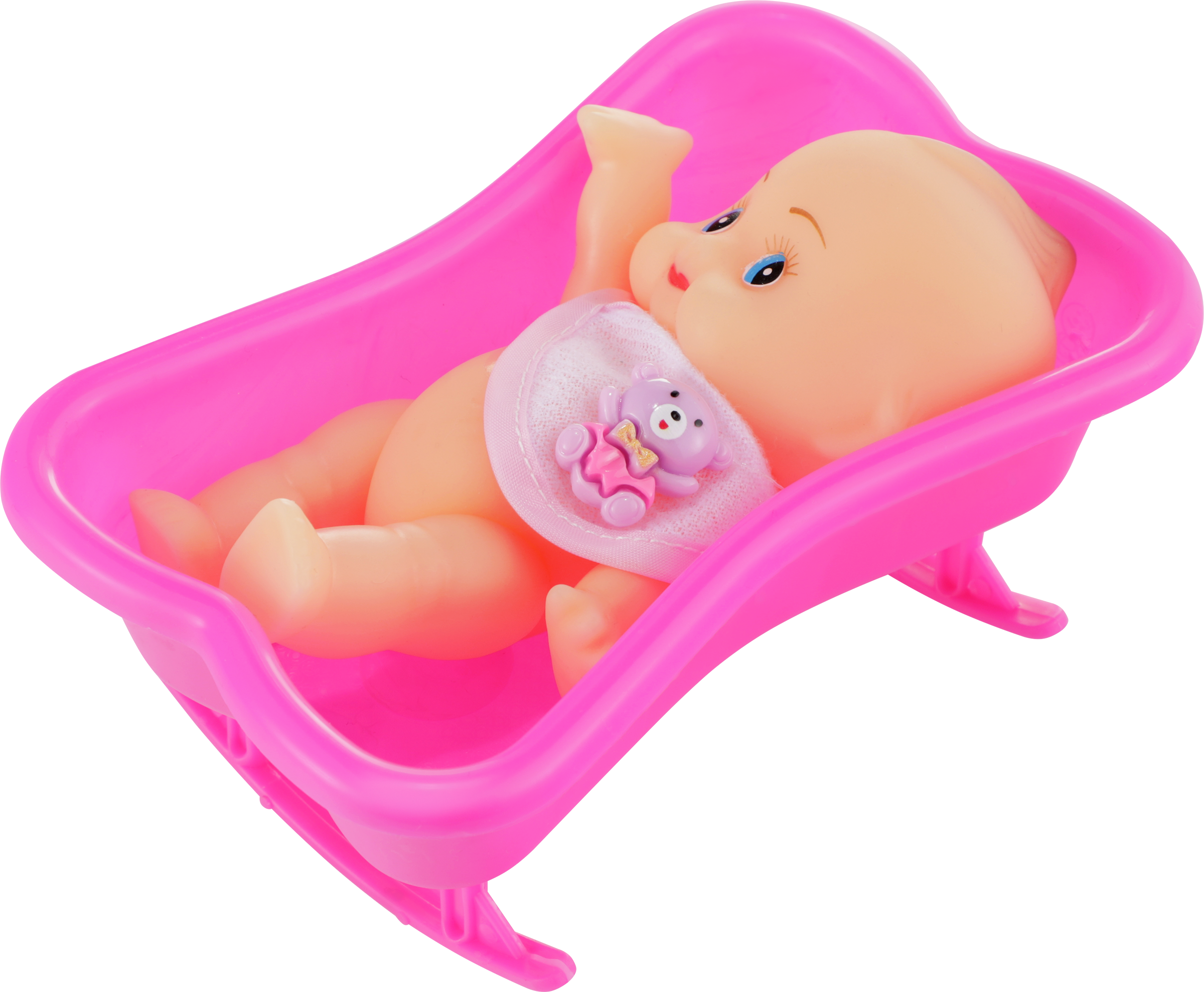 Изображение товара Пупсик BIGGA на стульчике или в ванночке для детей от 3 лет