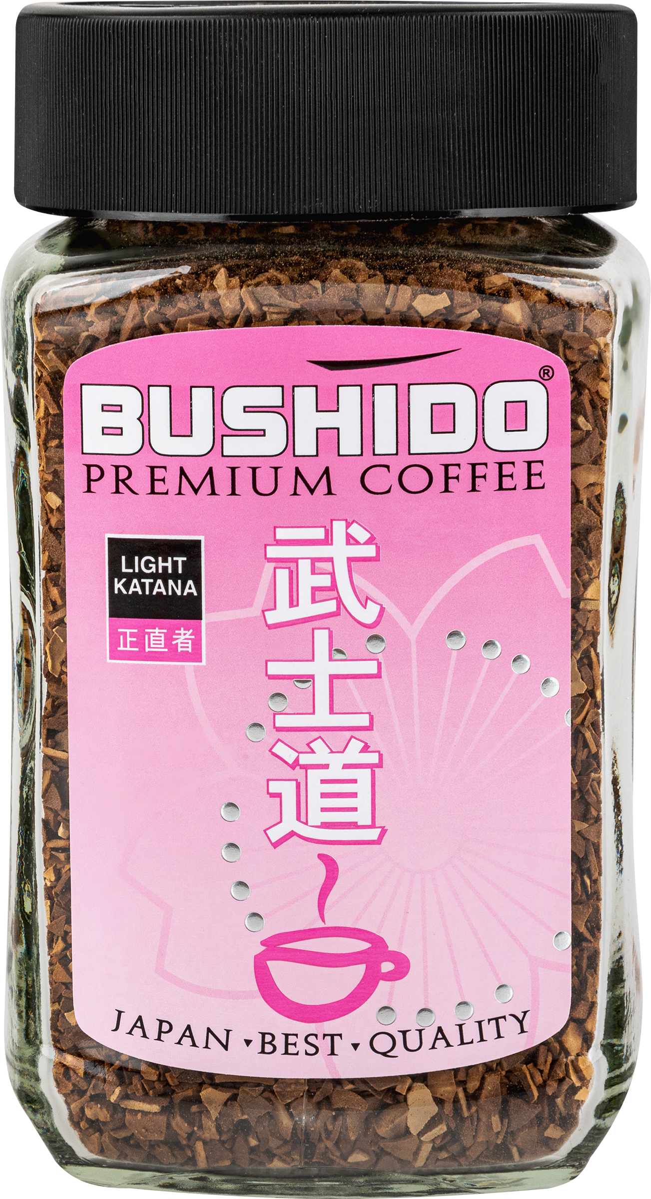 Изображение товара Кофе растворимый BUSHIDO Light Katana сублимированный, 100г
