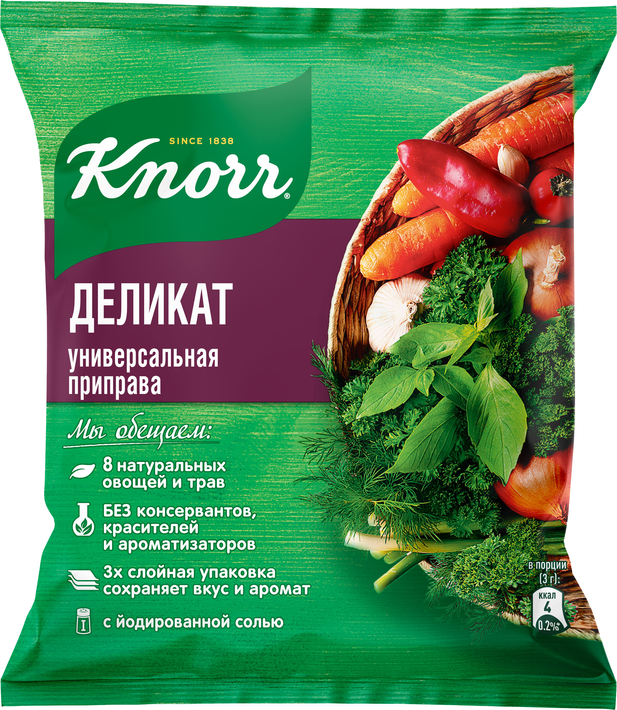 Изображение товара Приправа KNORR Универсальная 200г натуральная смесь специй