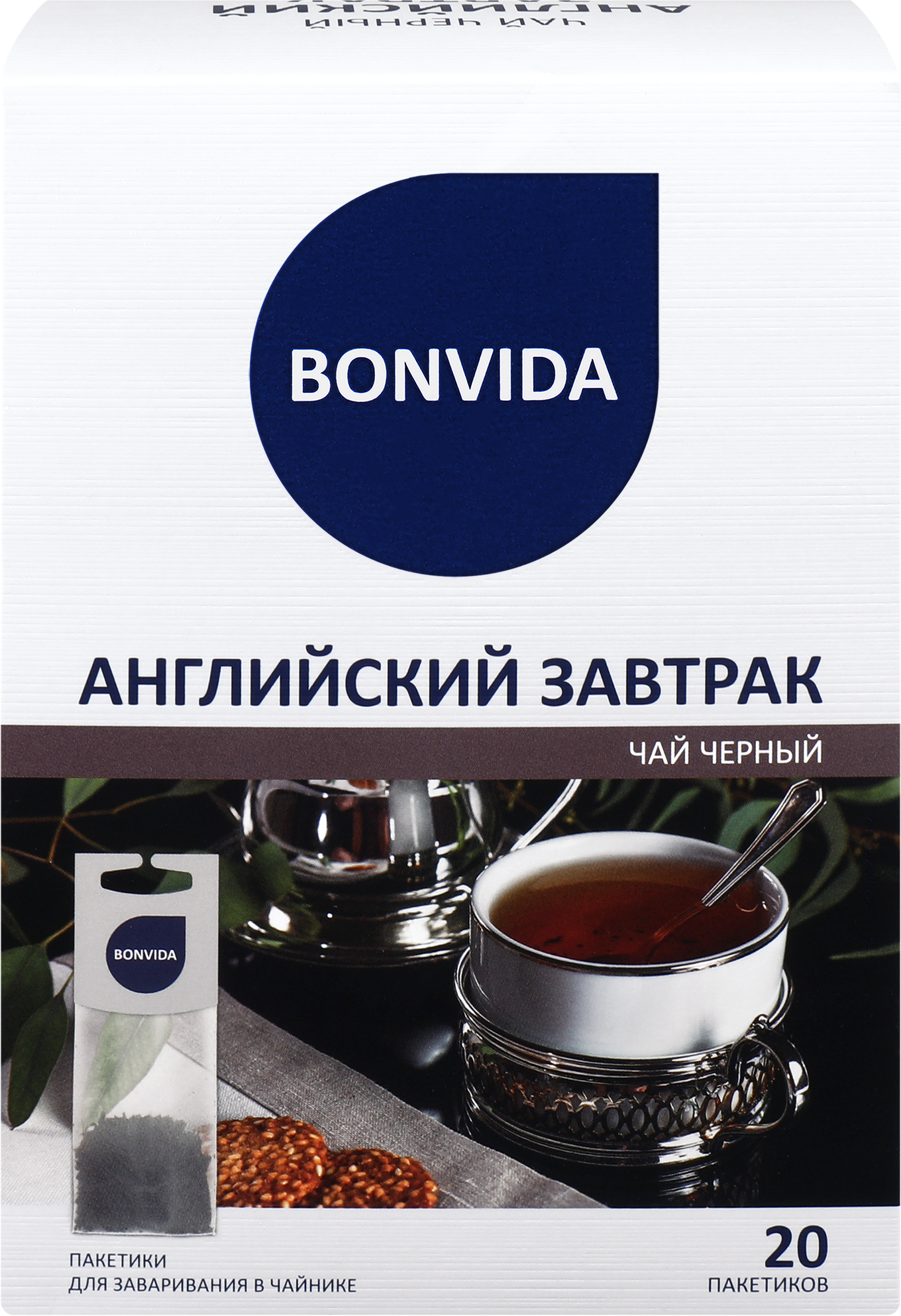 Изображение товара Чай черный BONVIDA Английский Завтрак 20 пакетов для заваривания