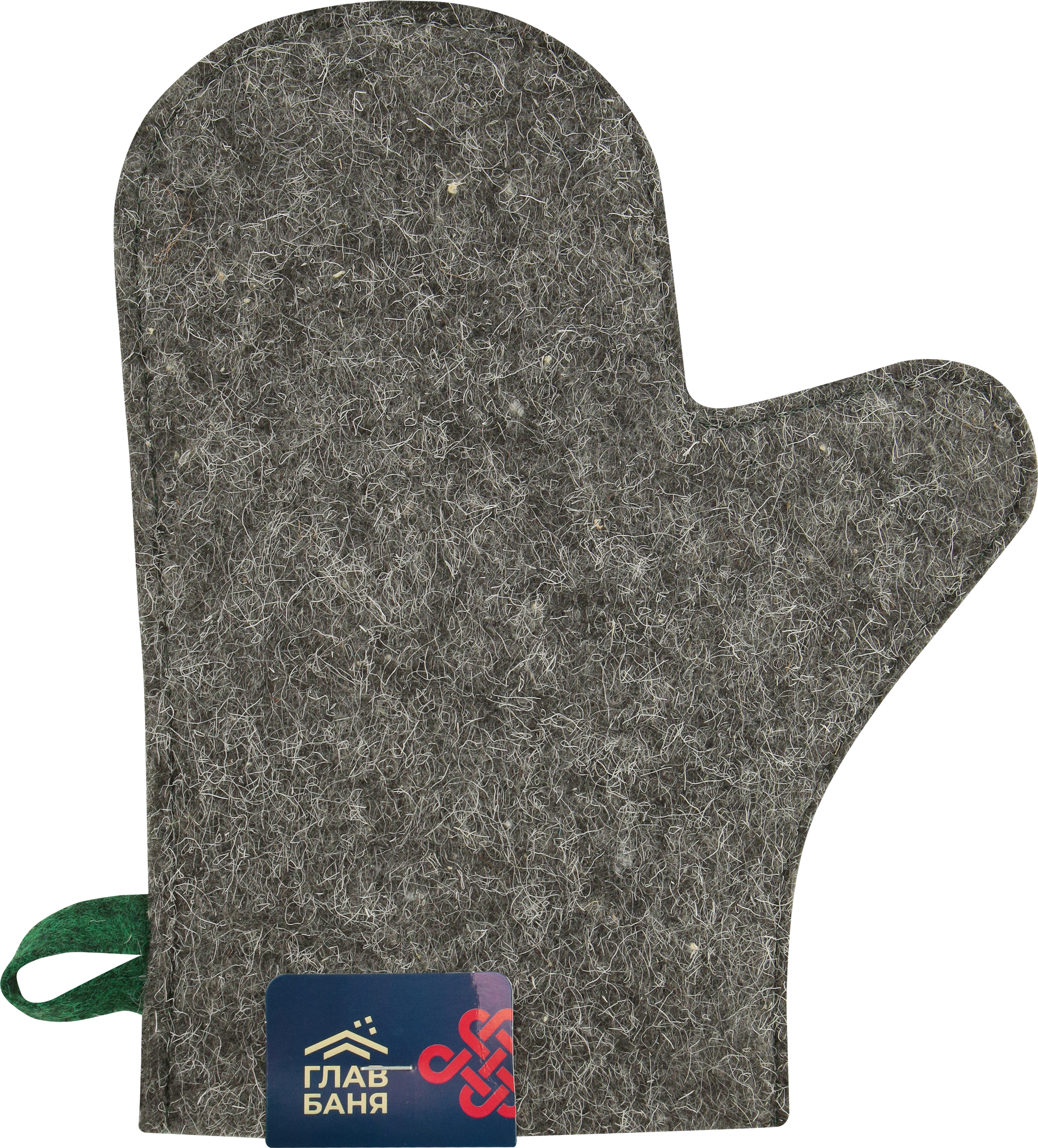 Изображение товара Рукавица для бани и сауны ГЛАВБАНЯ, Арт. Б44 - качественное изделие из войлока