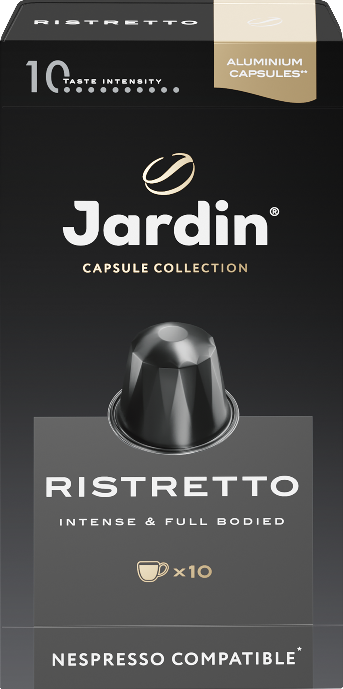 Изображение товара Кофе молотый в капсулах JARDIN Ristretto жареный, 10кап
