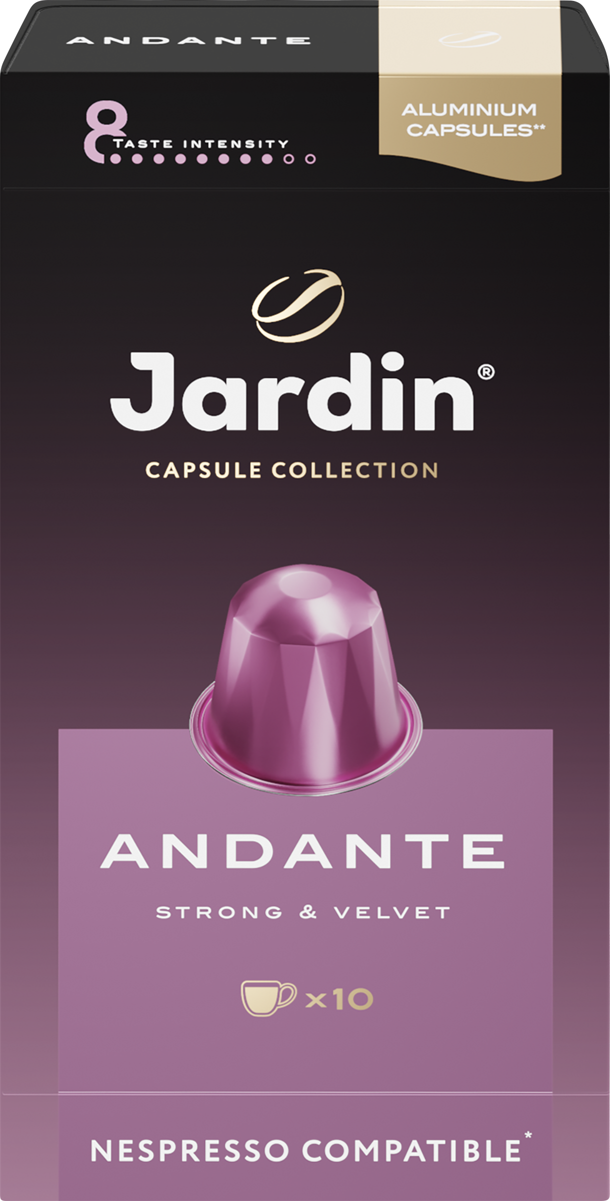 Изображение товара Кофе молотый в капсулах JARDIN Andante жареный, 10кап