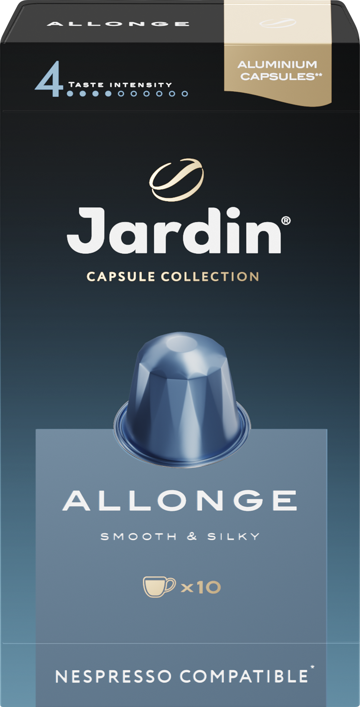 Изображение товара Кофе молотый в капсулах JARDIN Allonge жареный, 10кап
