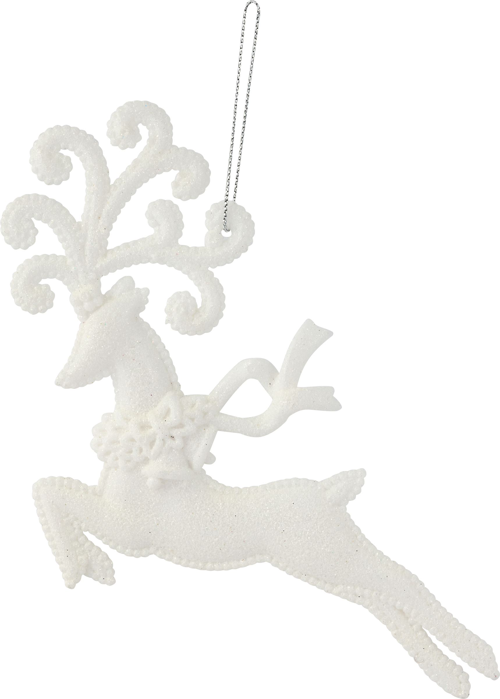 Изображение товара Украшение елочное HOMECLUB Олень 16,5 см с глиттером