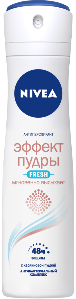 Изображение товара Дезодорант-спрей женский NIVEA Fresh Эффект Пудры, 150мл