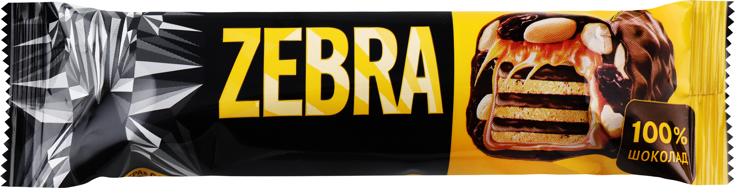 Изображение товара Вафли KDV Zebra с молочной шоколадной глазурью, 40г