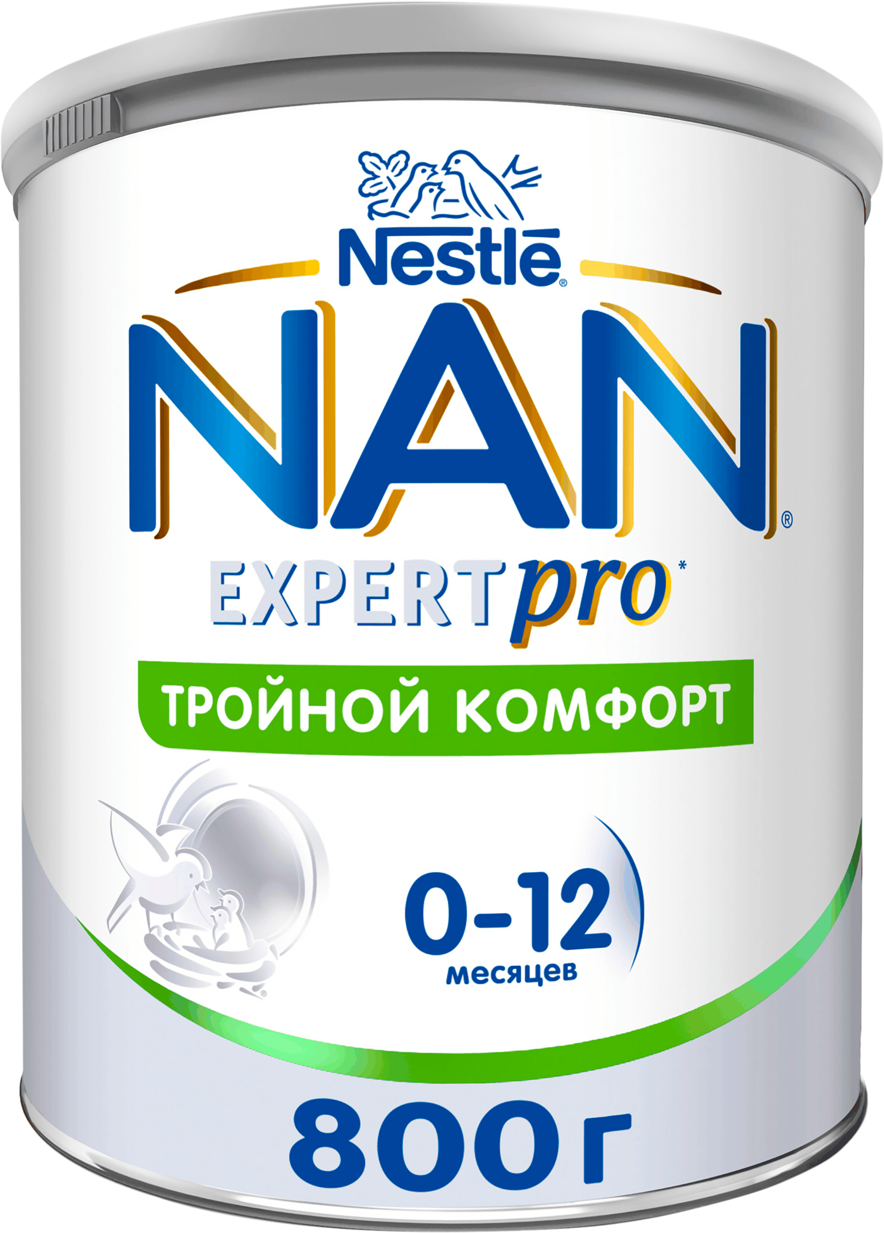 Изображение товара Молочная смесь NAN Тройной комфорт для новорожденных 800г гипоаллергенная Изображение товара Молочная смесь NAN Тройной комфорт для новорожденных 800г гипоаллергенная