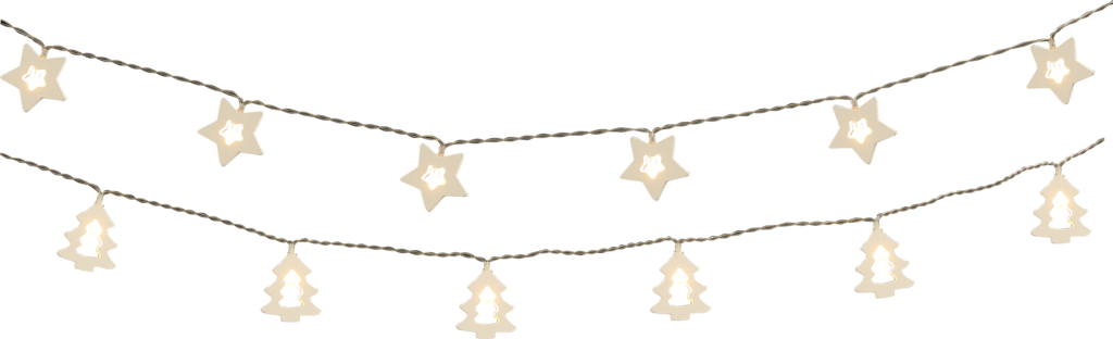 Изображение товара Гирлянда фигурная HOMECLUB 10LED 1,35м теплый белый дизайн IP20