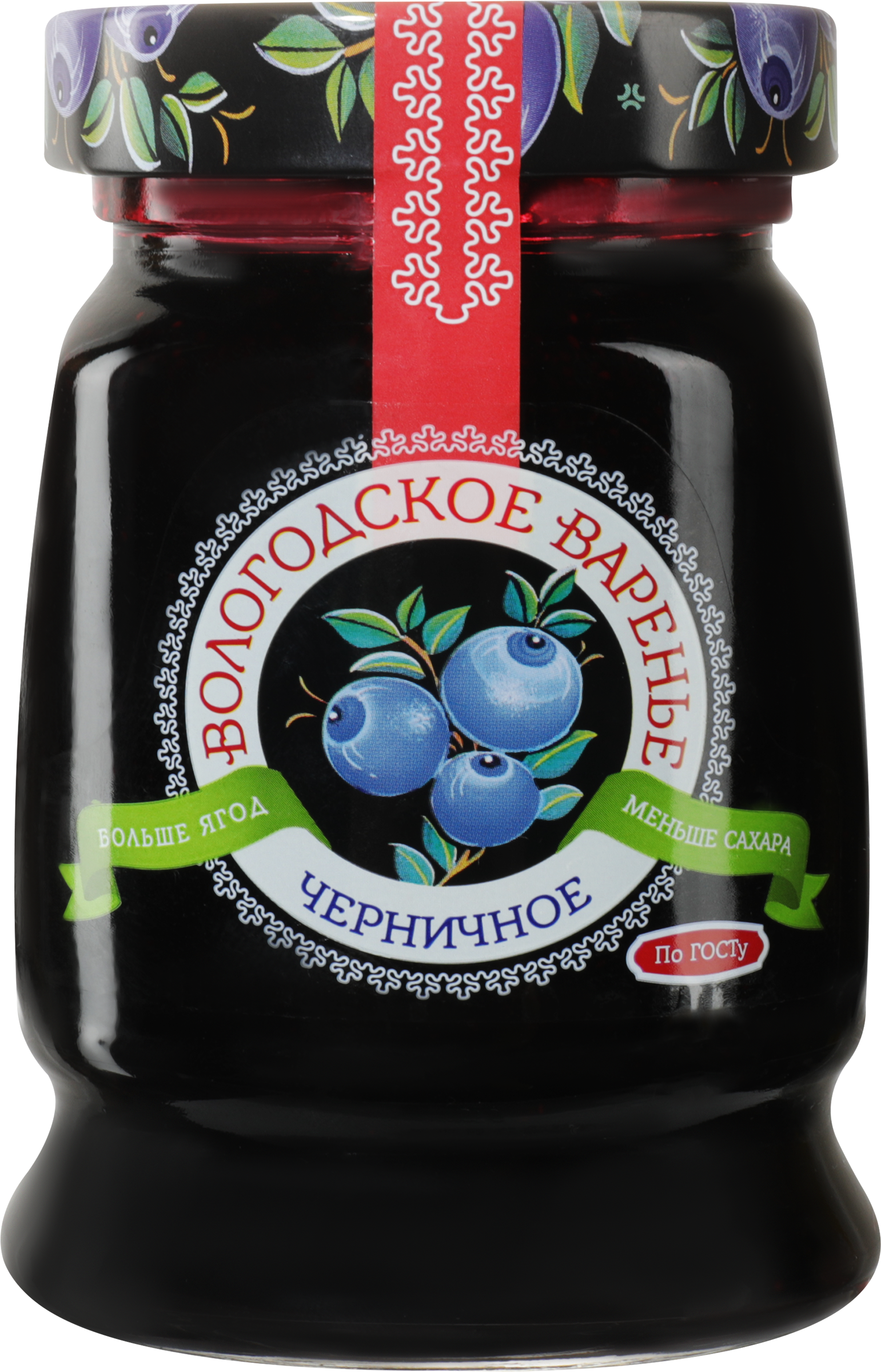 Изображение товара Варенье ДОМАШНЕЕ Вологодское черничное 370г