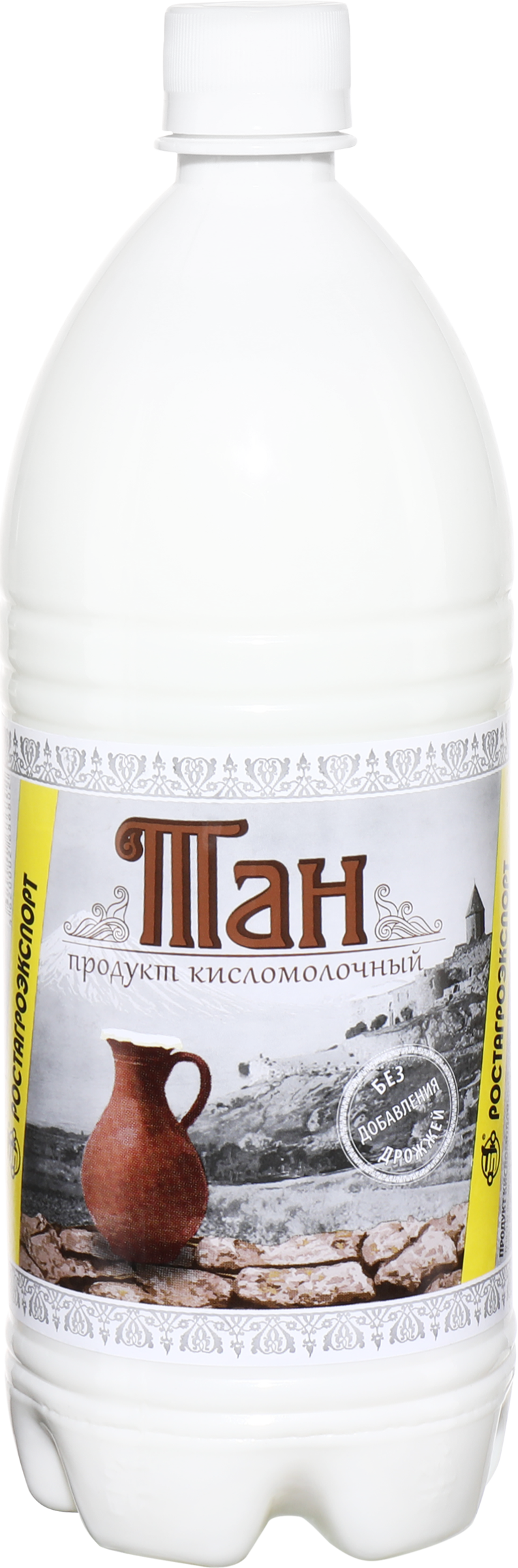 Изображение товара Кисломолочный напиток РОСТАГРОЭКСПОРТ Тан 0,5% 1000мл натуральный освежающий продукт