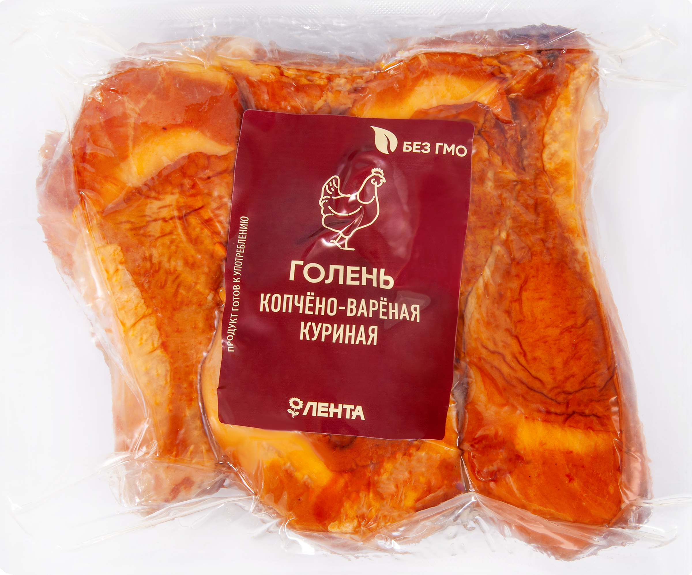 Изображение товара Куриная голень копчено-вареная ЛЕНТА весовая в вакуумной упаковке