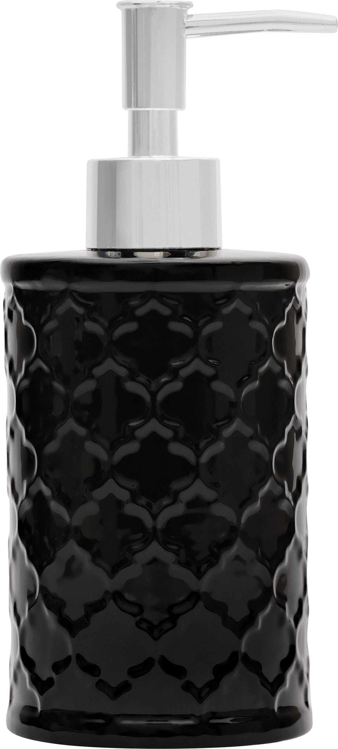 Изображение товара Дозатор для мыла HOMECLUB Black&White керамика полипропилен арт B0529R