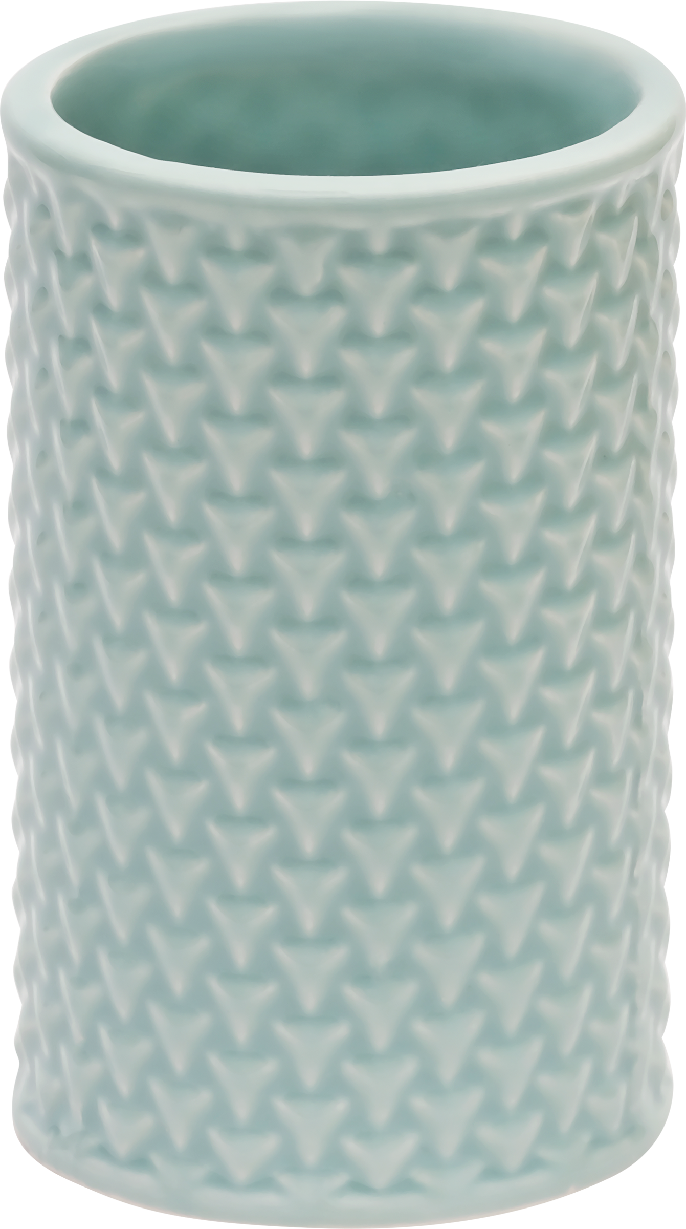 Изображение товара Стакан HOMECLUB Blue&Grey для зубных щеток из керамики